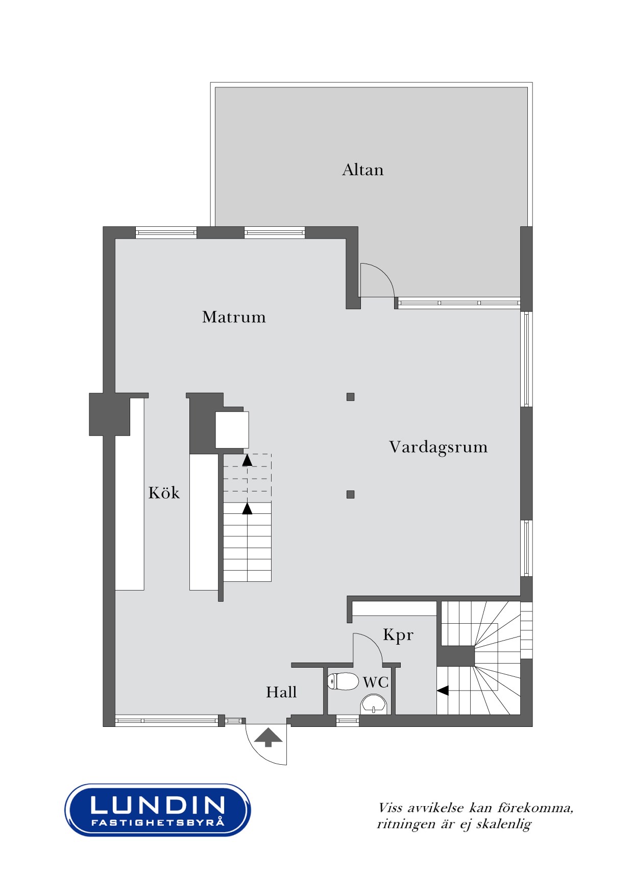 Planritning 1 Östra Gatan 10