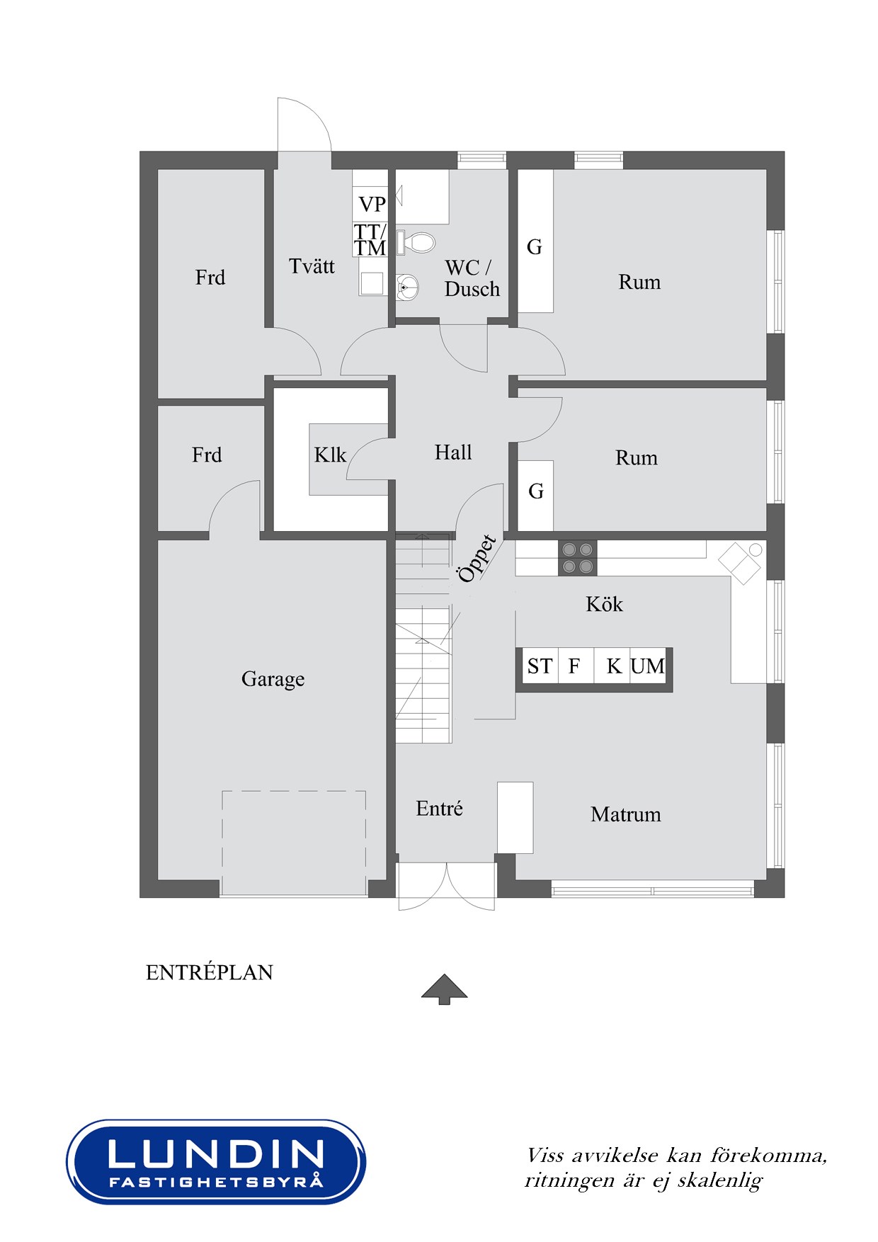 Planlösning, entréplan