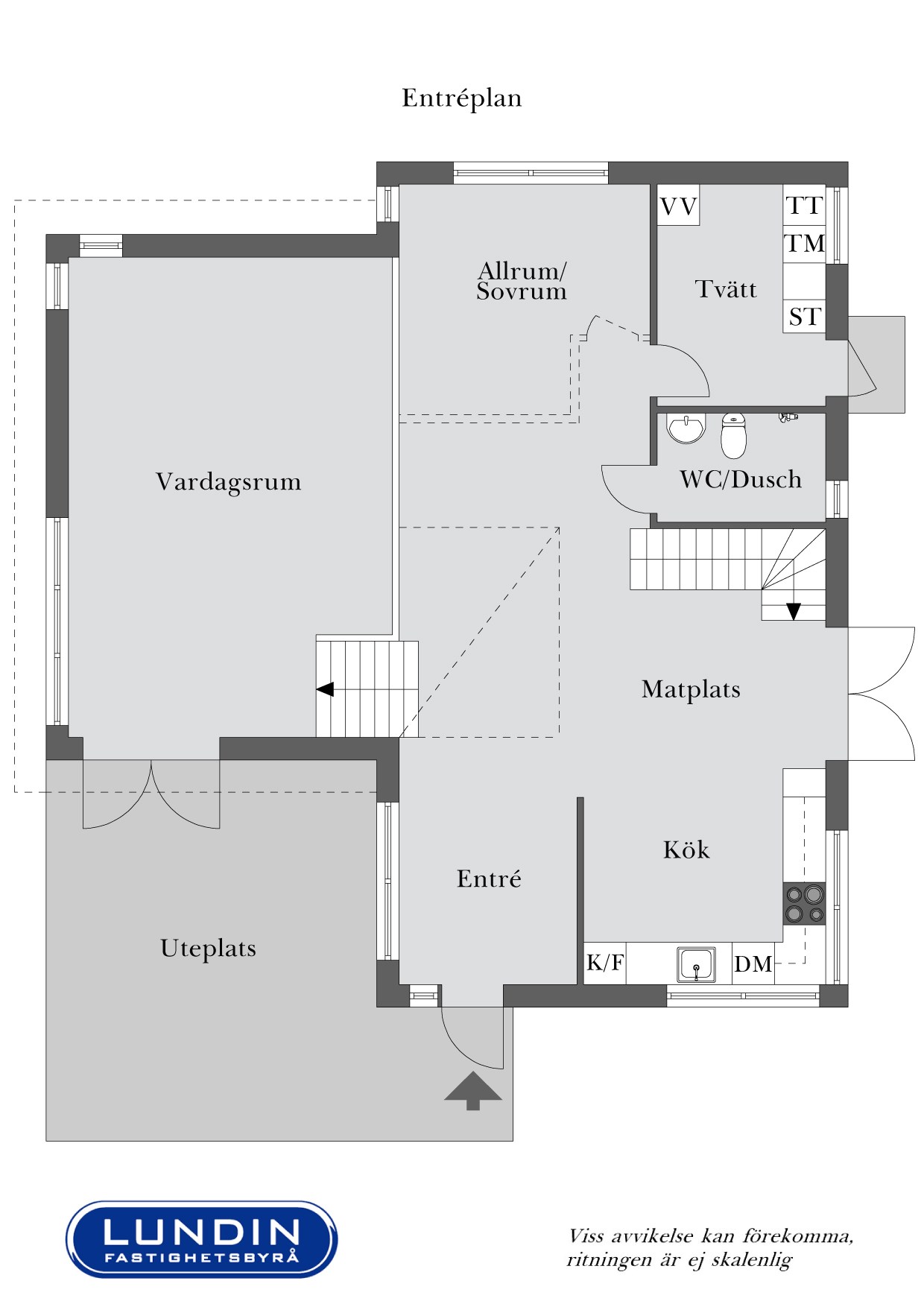 Planritning 1 Djupedalsvägen 24