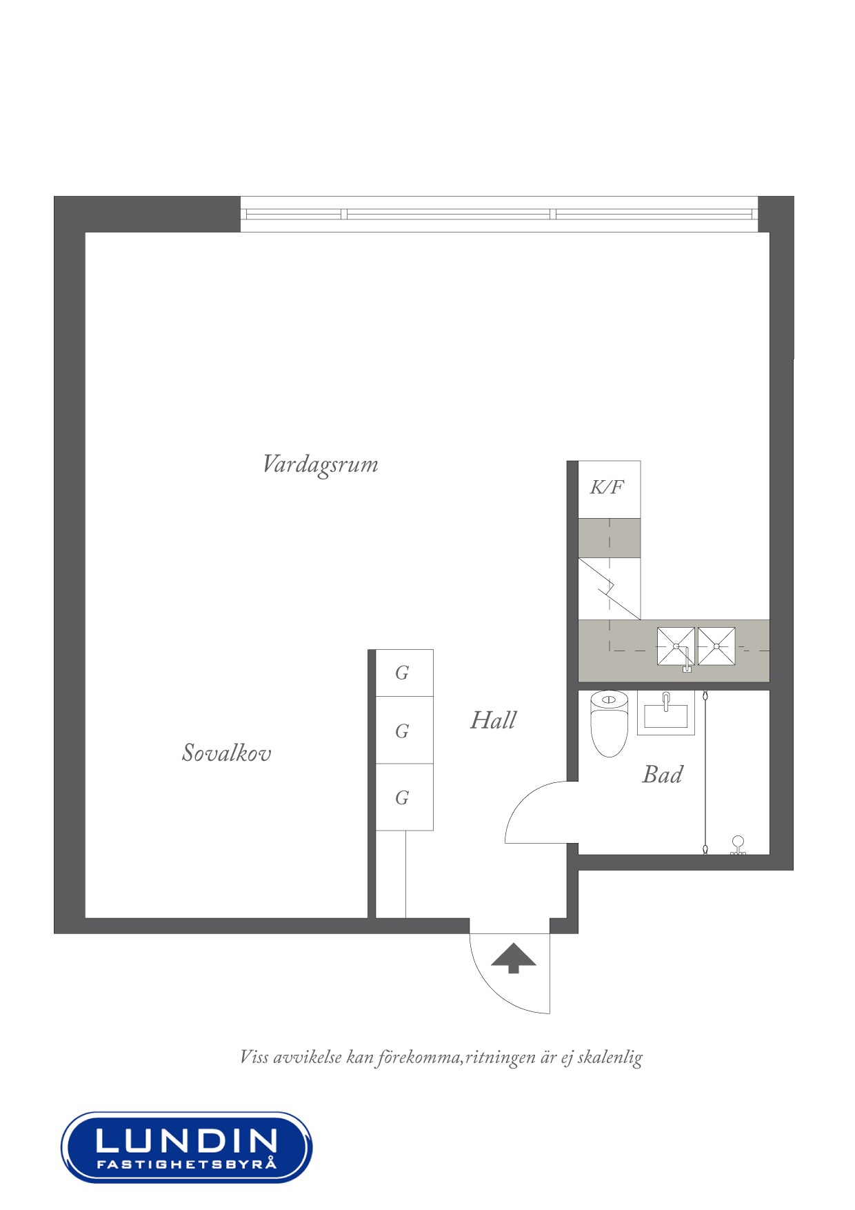 Planritning 1 Föreningsgatan 18 A