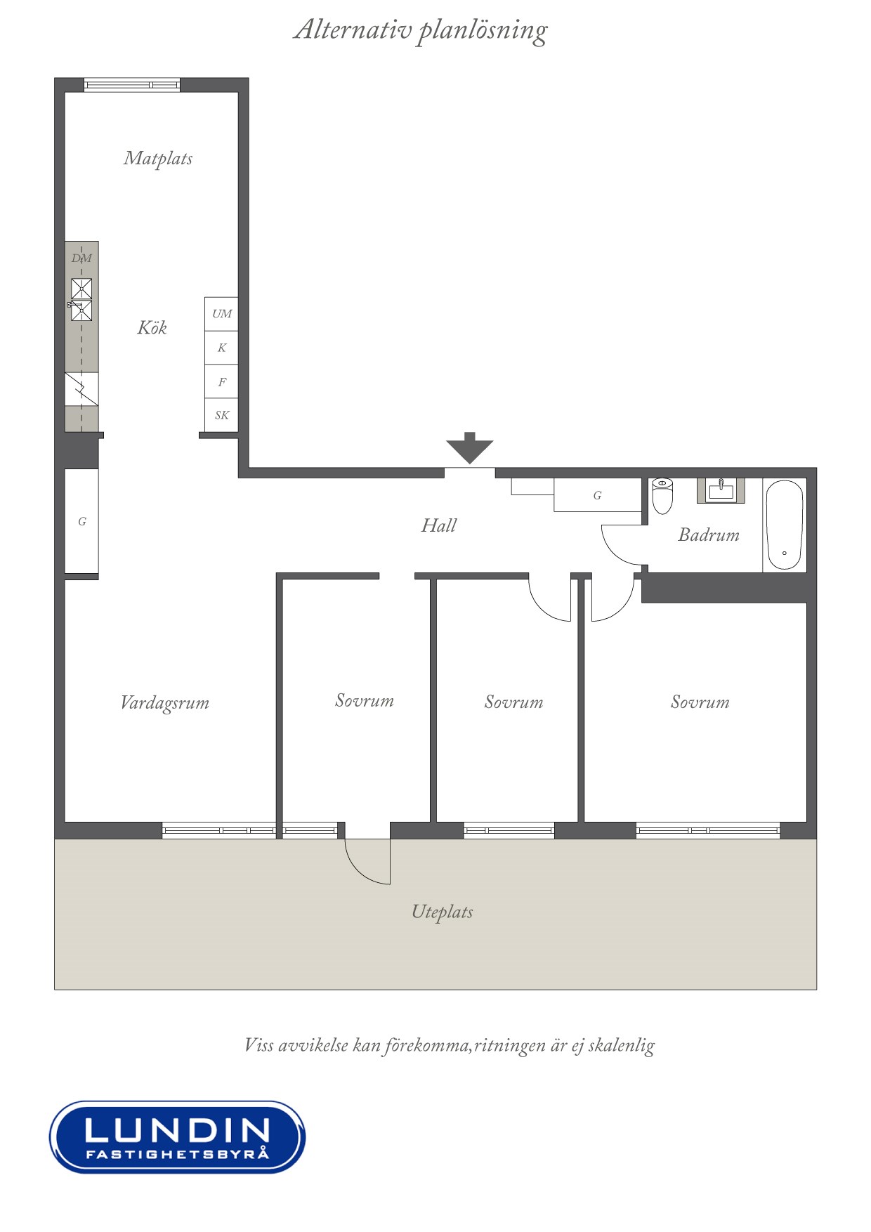 Planritning 2 Friggagatan 7 B