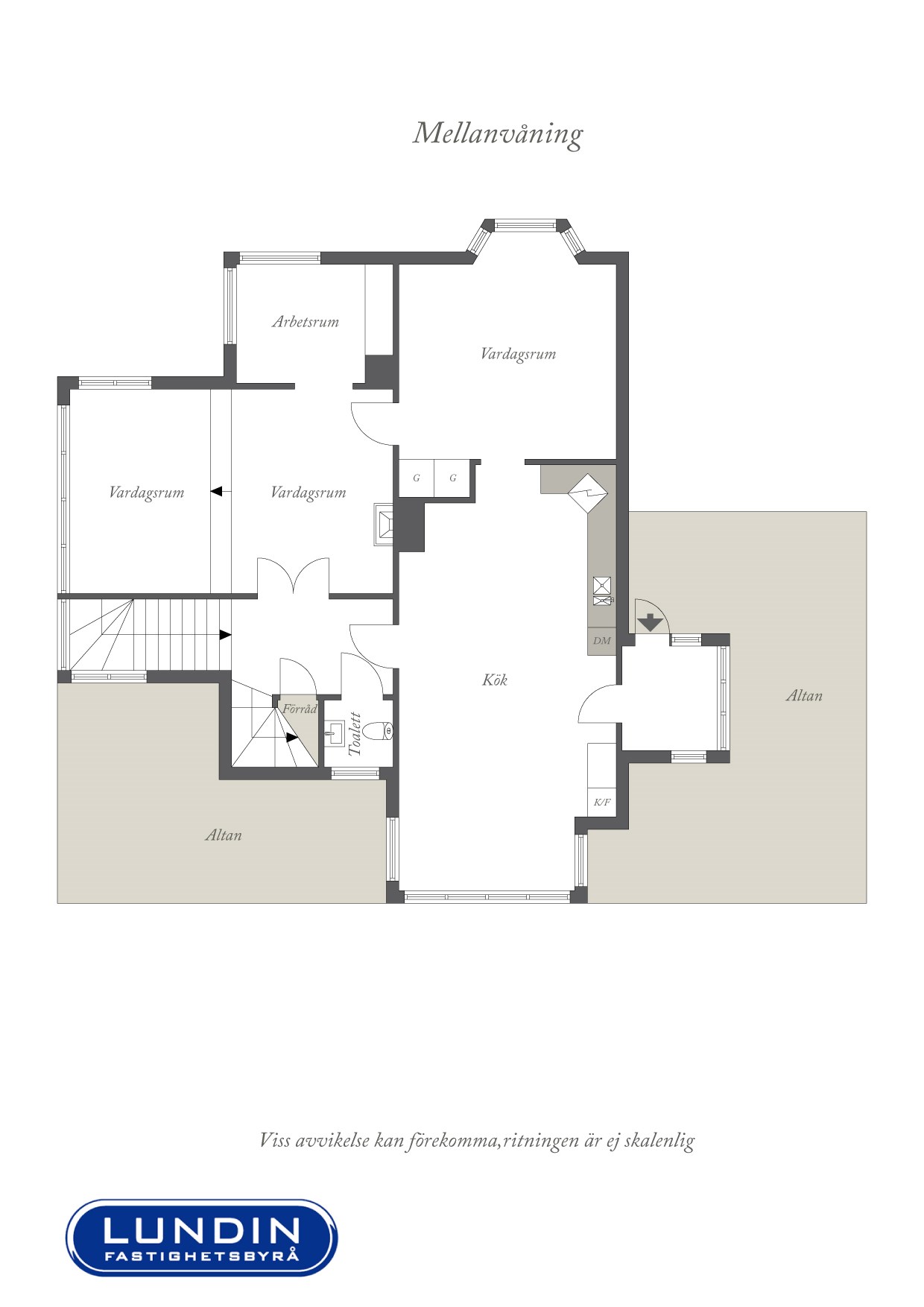 Planritning 2 Skarviksvägen 40