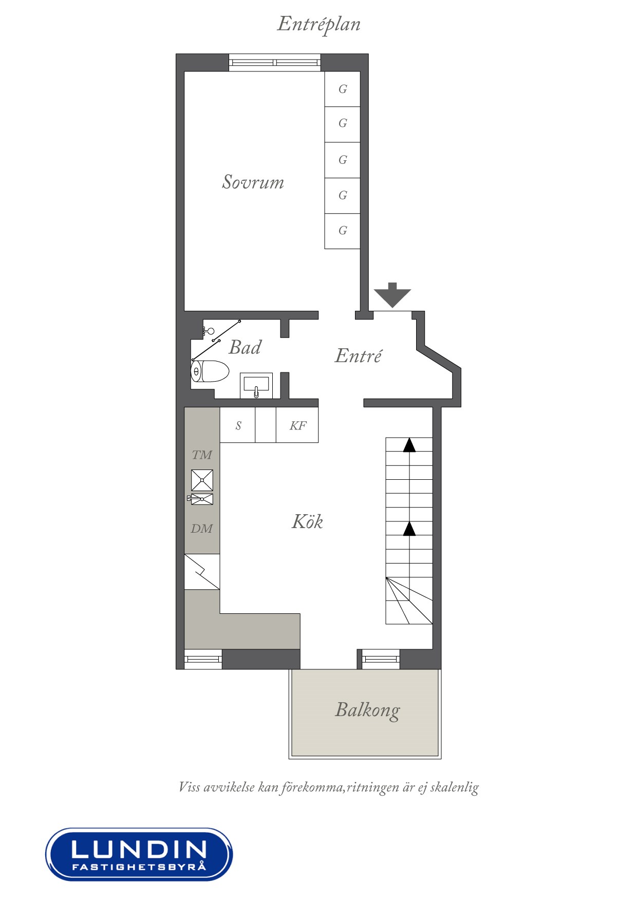 Planritning 1 Sofiagatan 54H