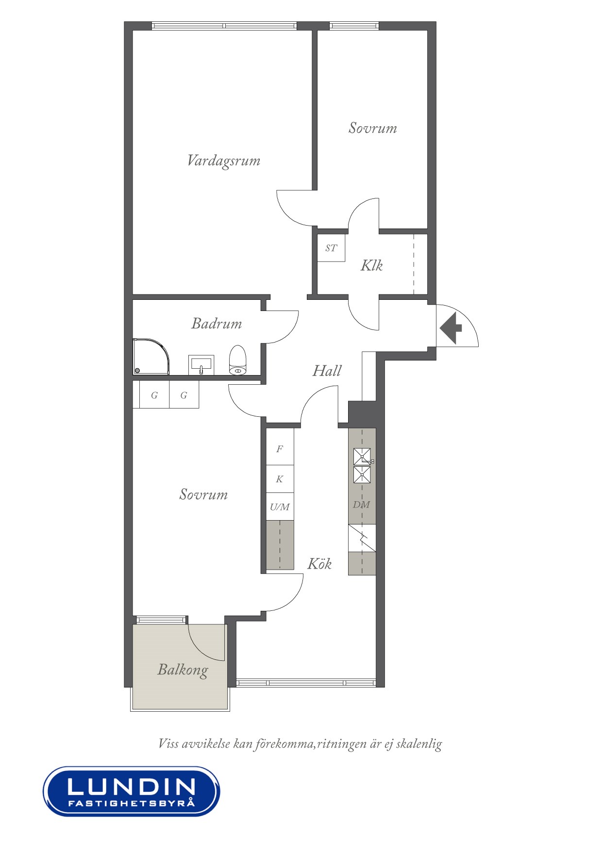 Planritning 1 Vaktmästaregången 7