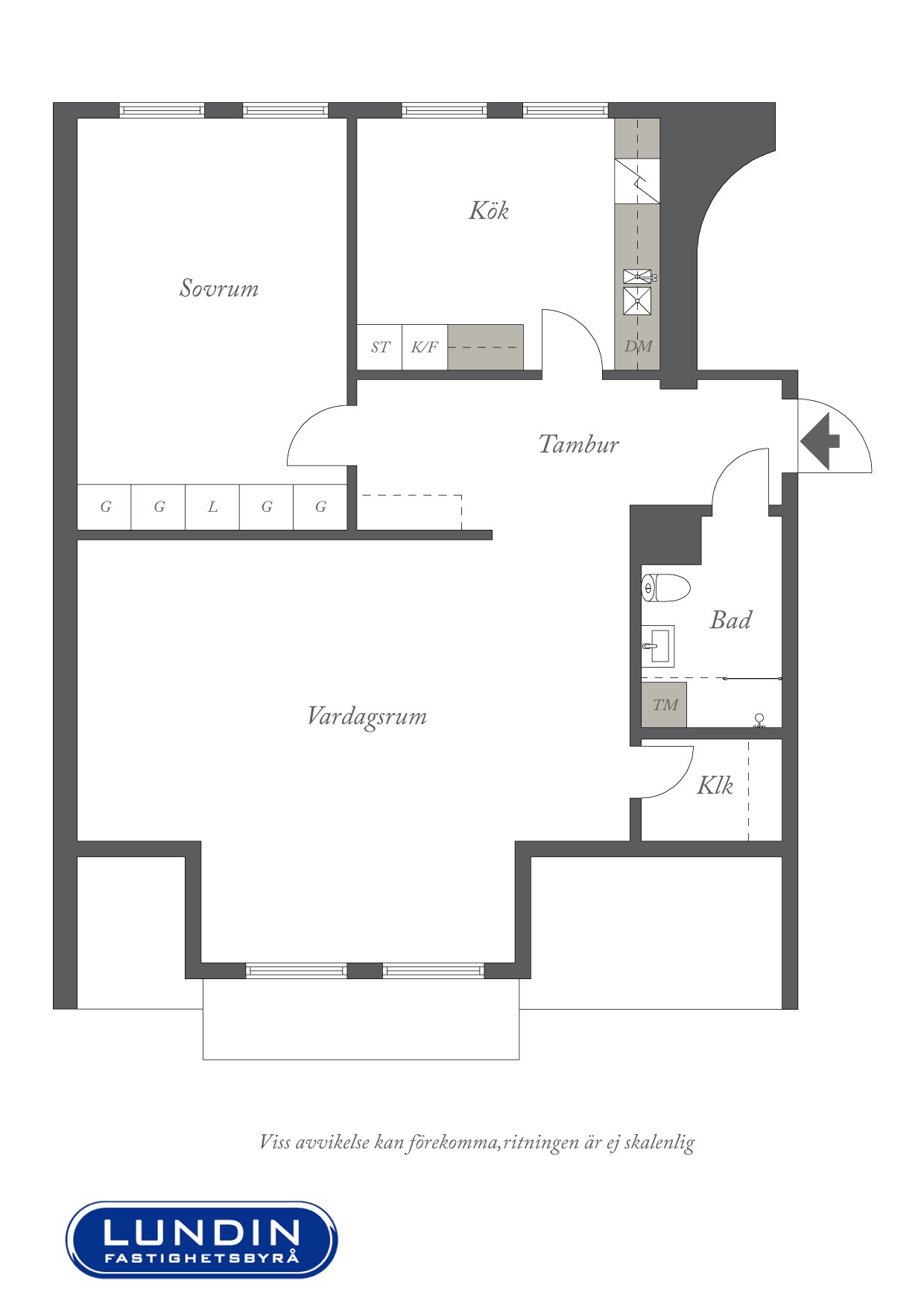 Planritning 1 Påskbergsgatan 10
