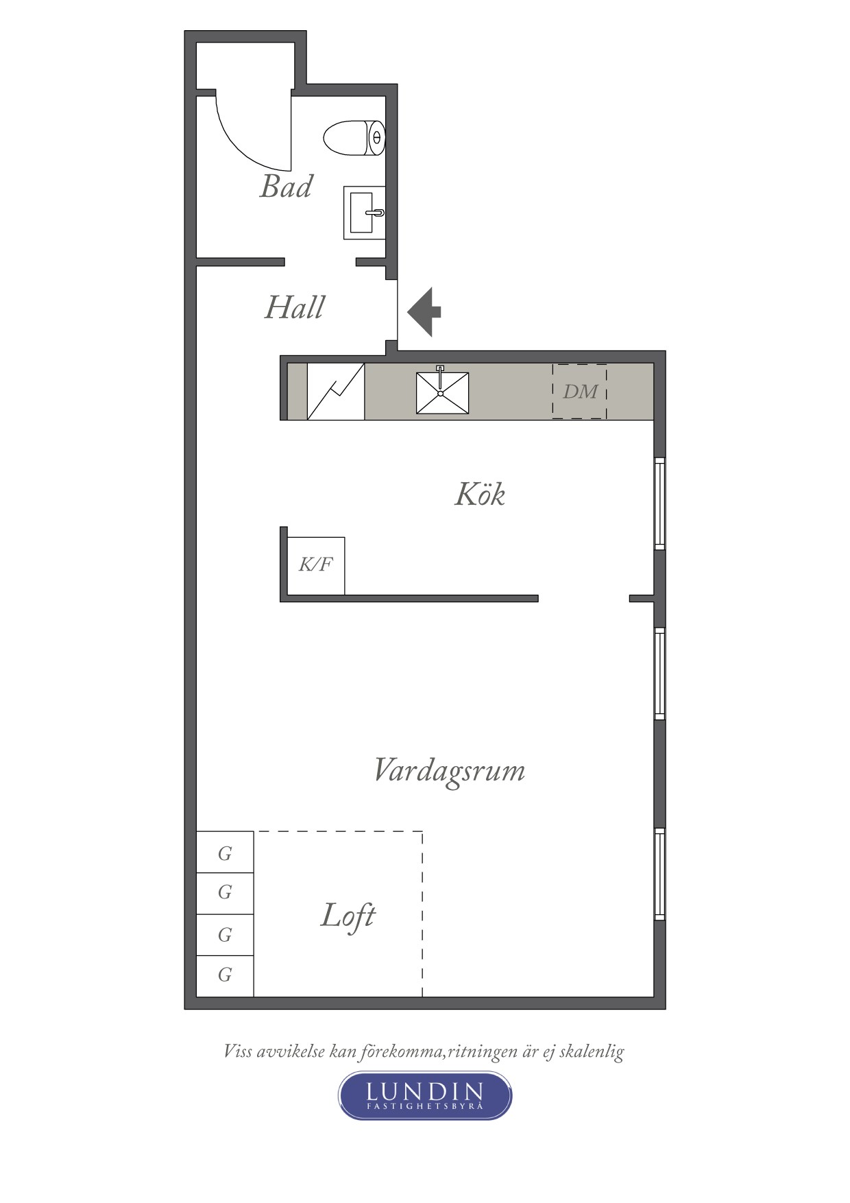 Planritning 1 Nordhemsgatan 16B