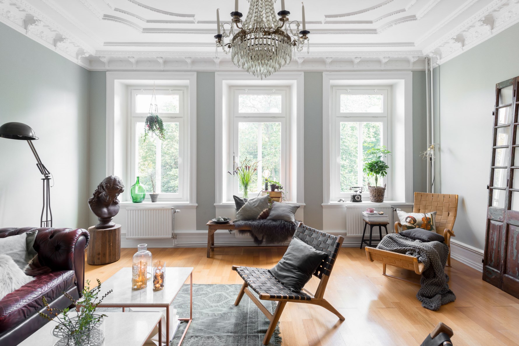 Högt läge med vy över Vasaparken