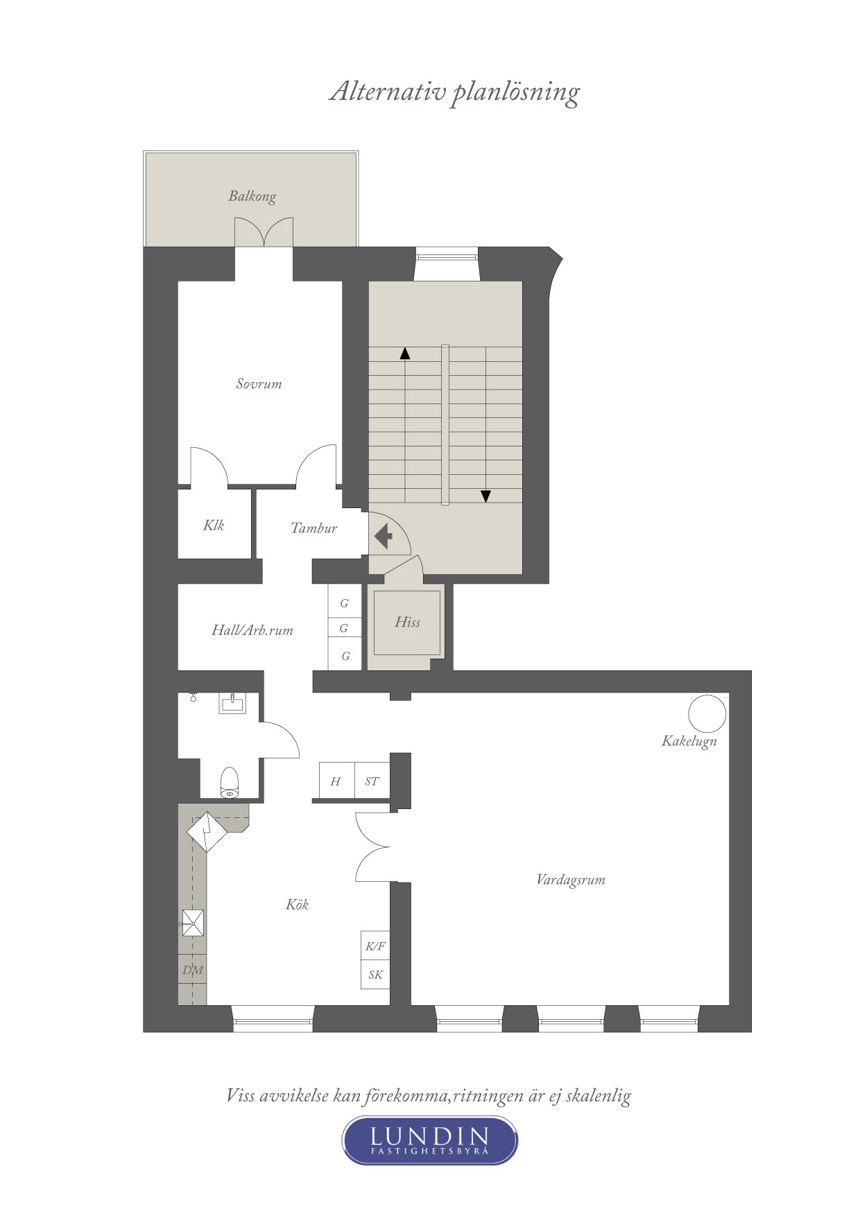 Med balkong i västerläge