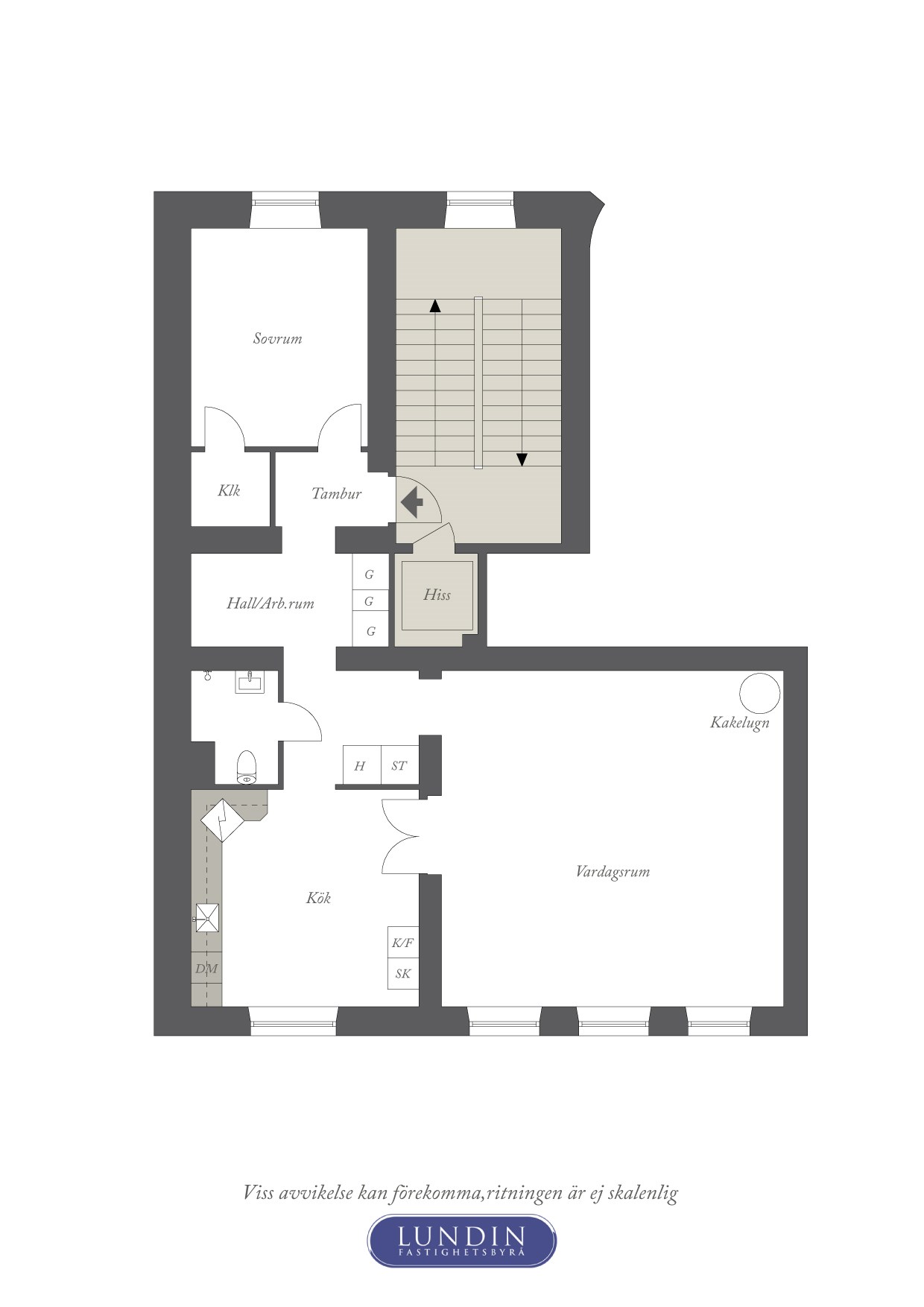 Planritning 1 Aschebergsgatan 11A