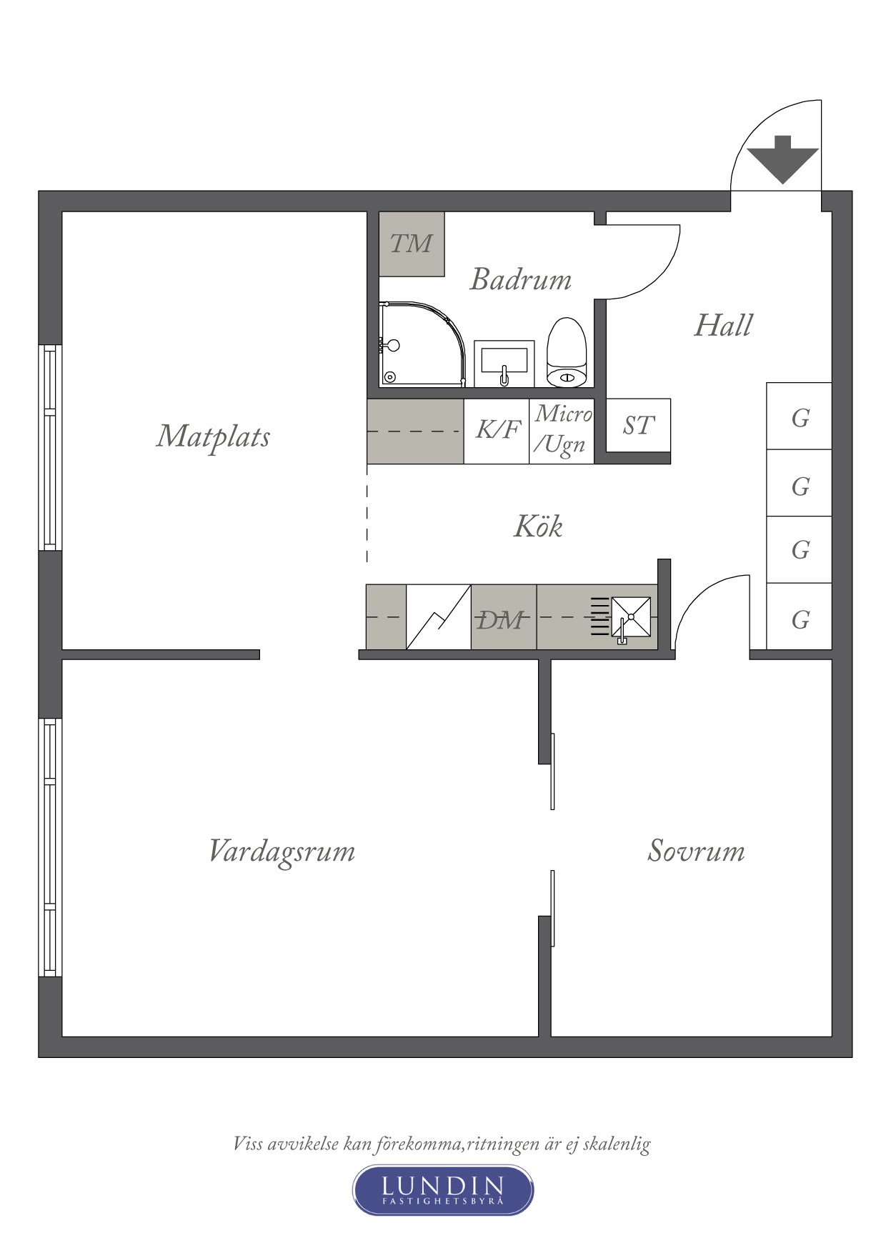 Planritning 1 Rangströmsliden 5