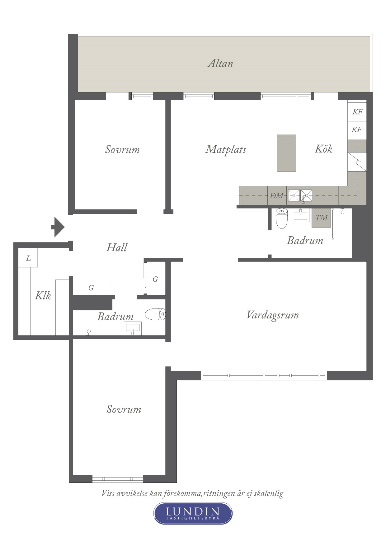 Planritning 1 Stampgatan 58B