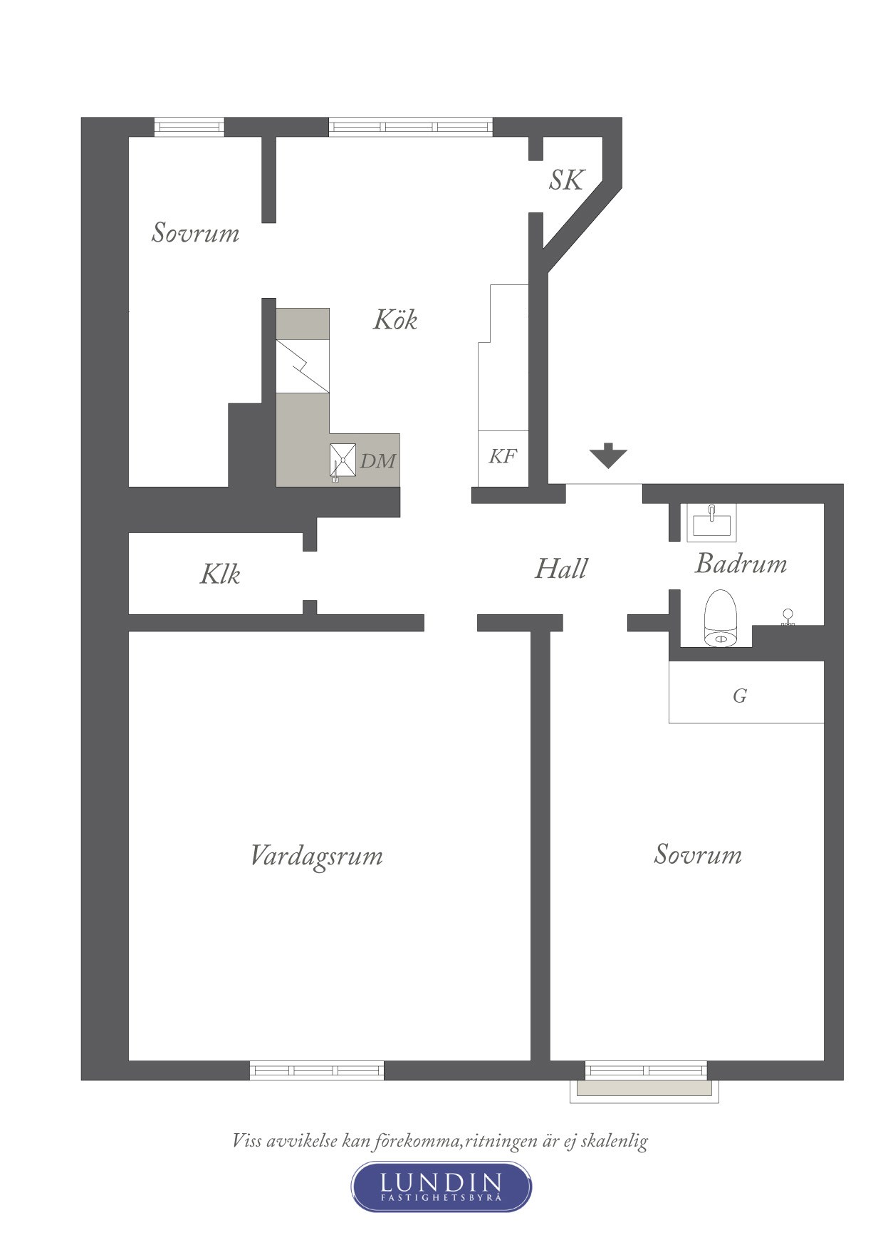 Planritning 1 Ånäsvägen 5C
