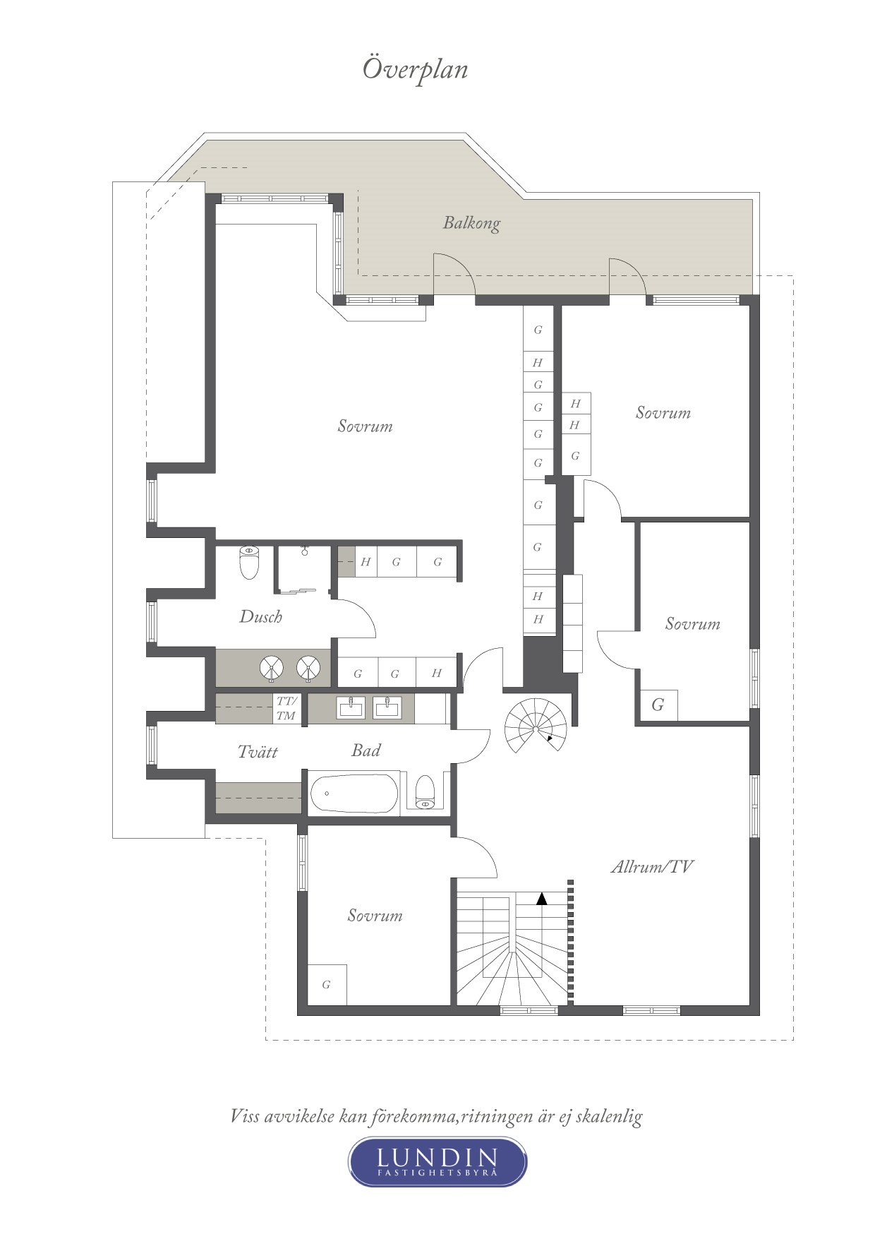 Planritning 2 Fredrika Bremersgatan 6
