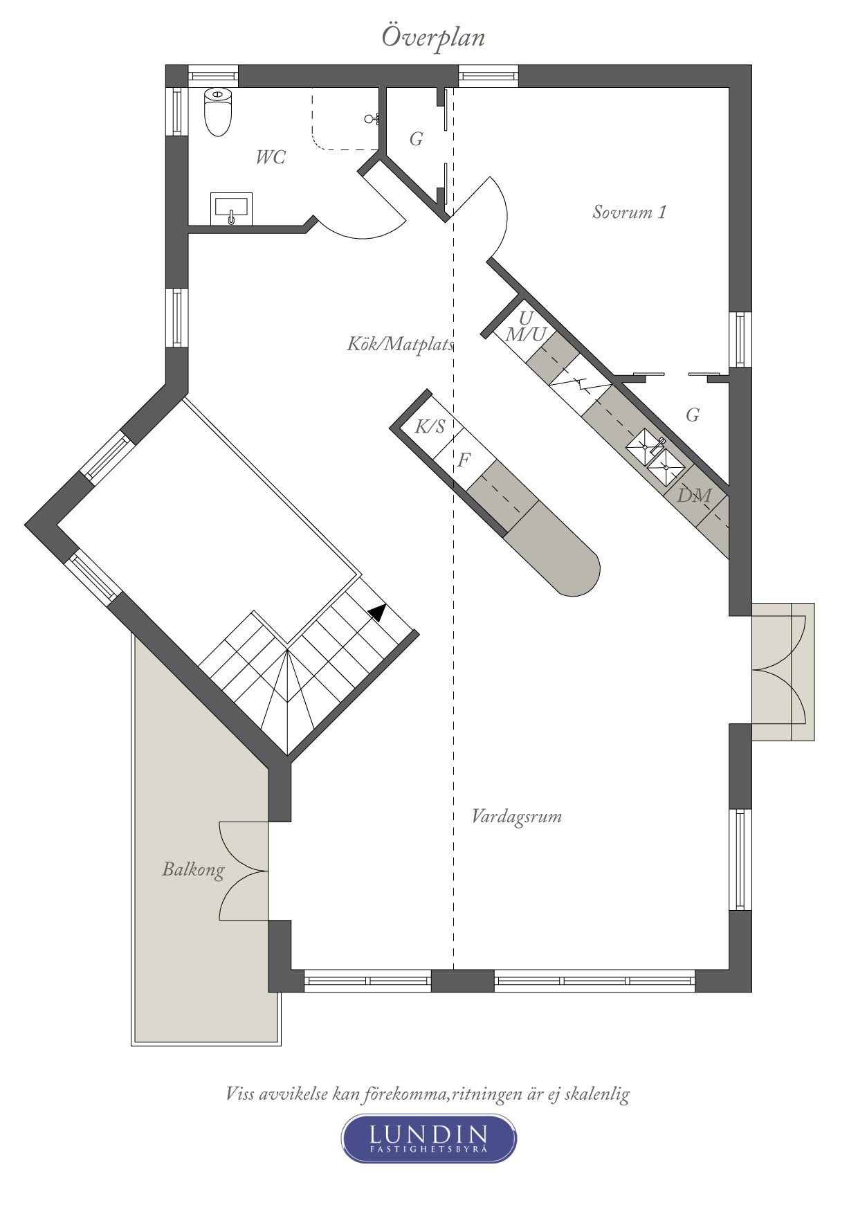 Planritning 2 Solgatan 3