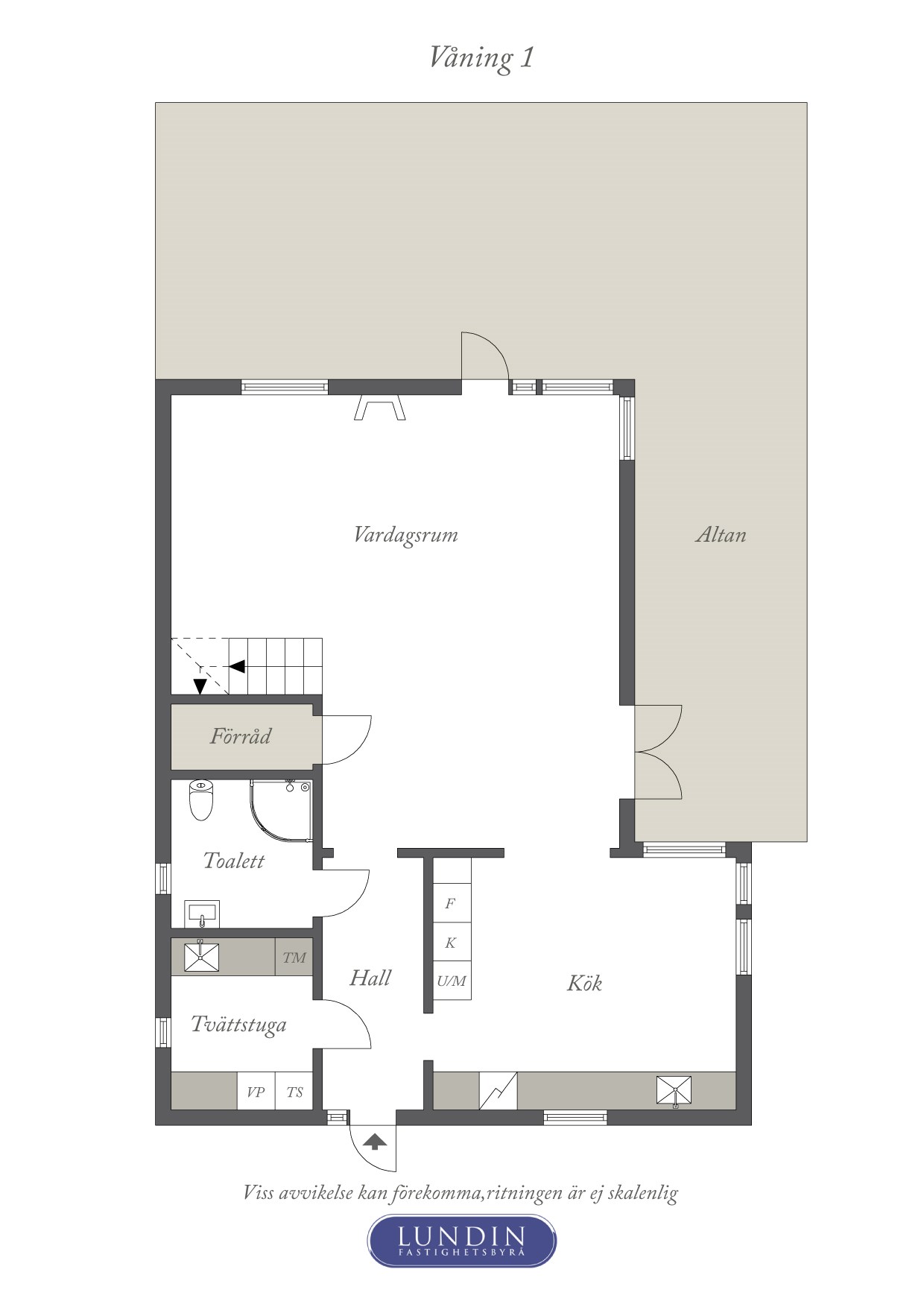 Planritning 1 Vingpennevägen 17