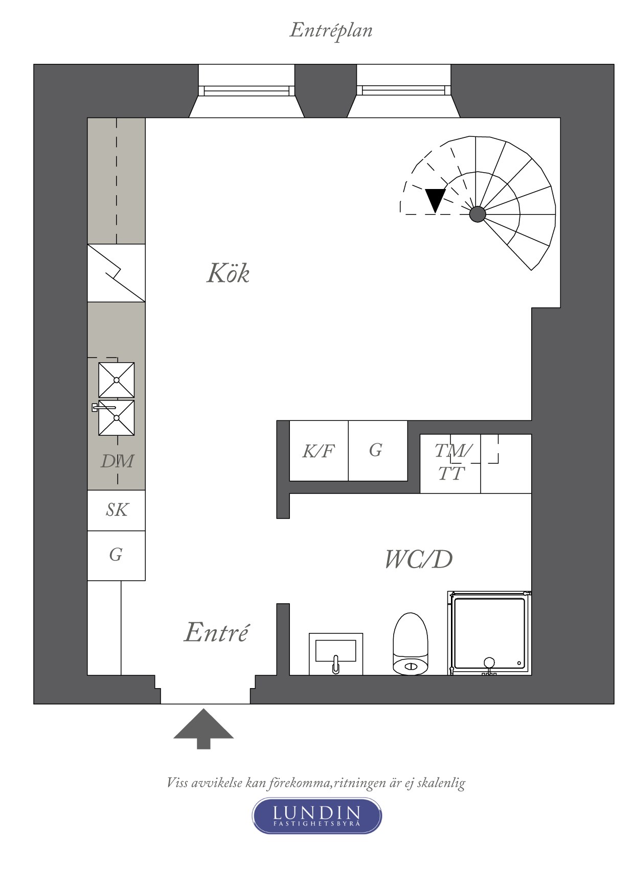 Planritning 1 Bratteråsgatan 72