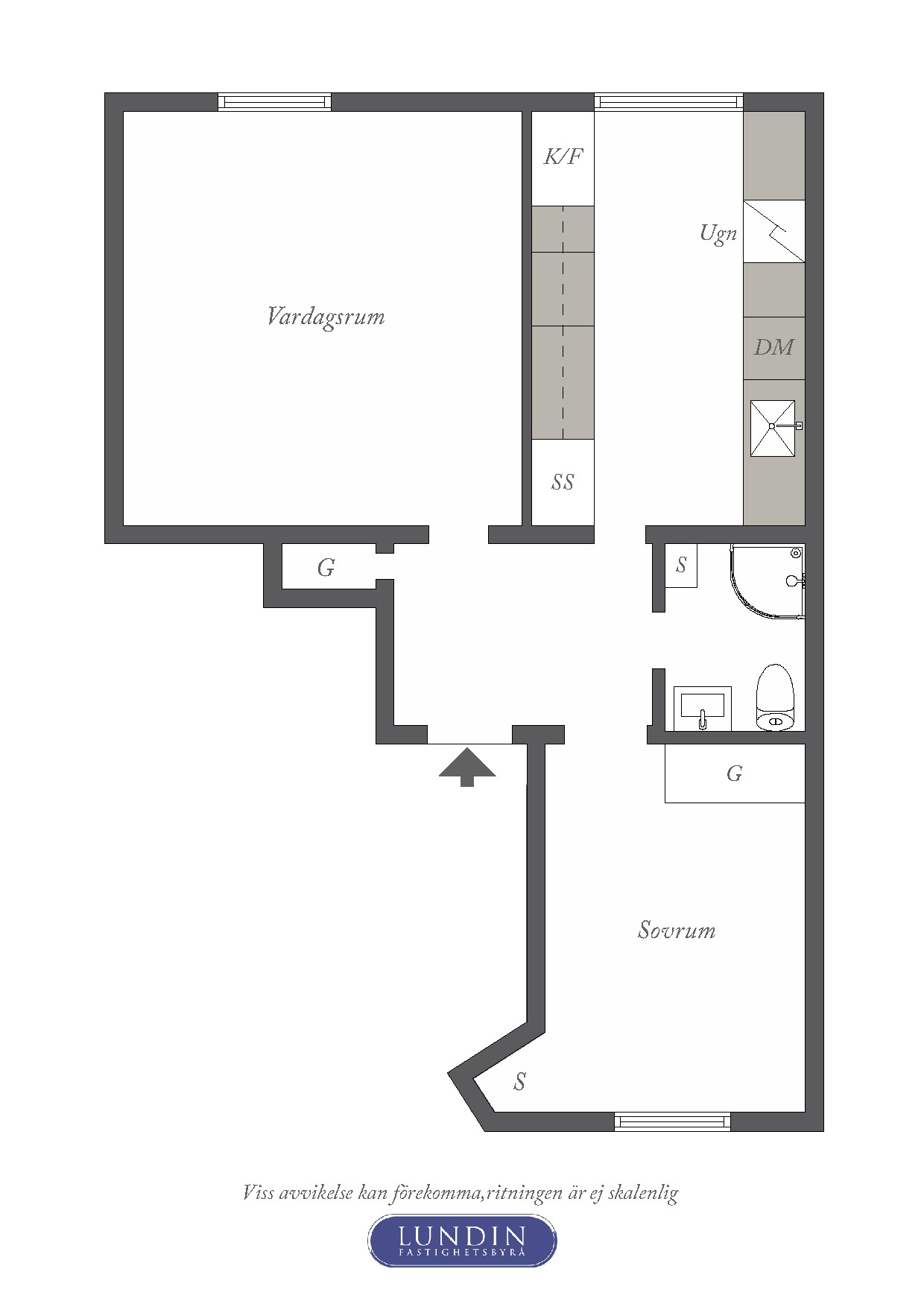 Planritning 1 Stockholmsgatan 40M