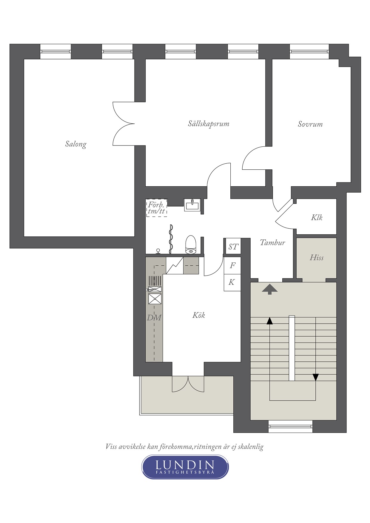 Planritning 1 Smålandsgatan 1