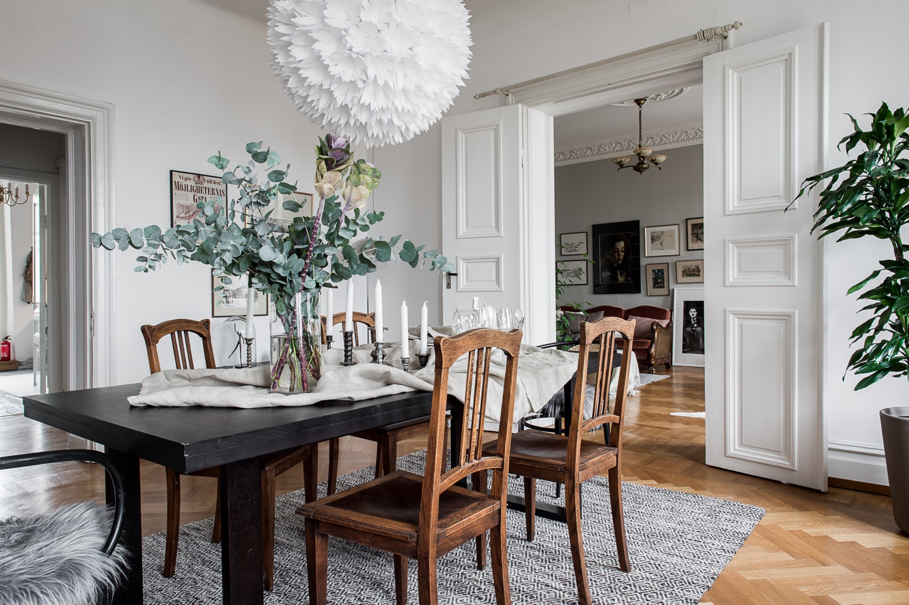 Social, härlig planlösning