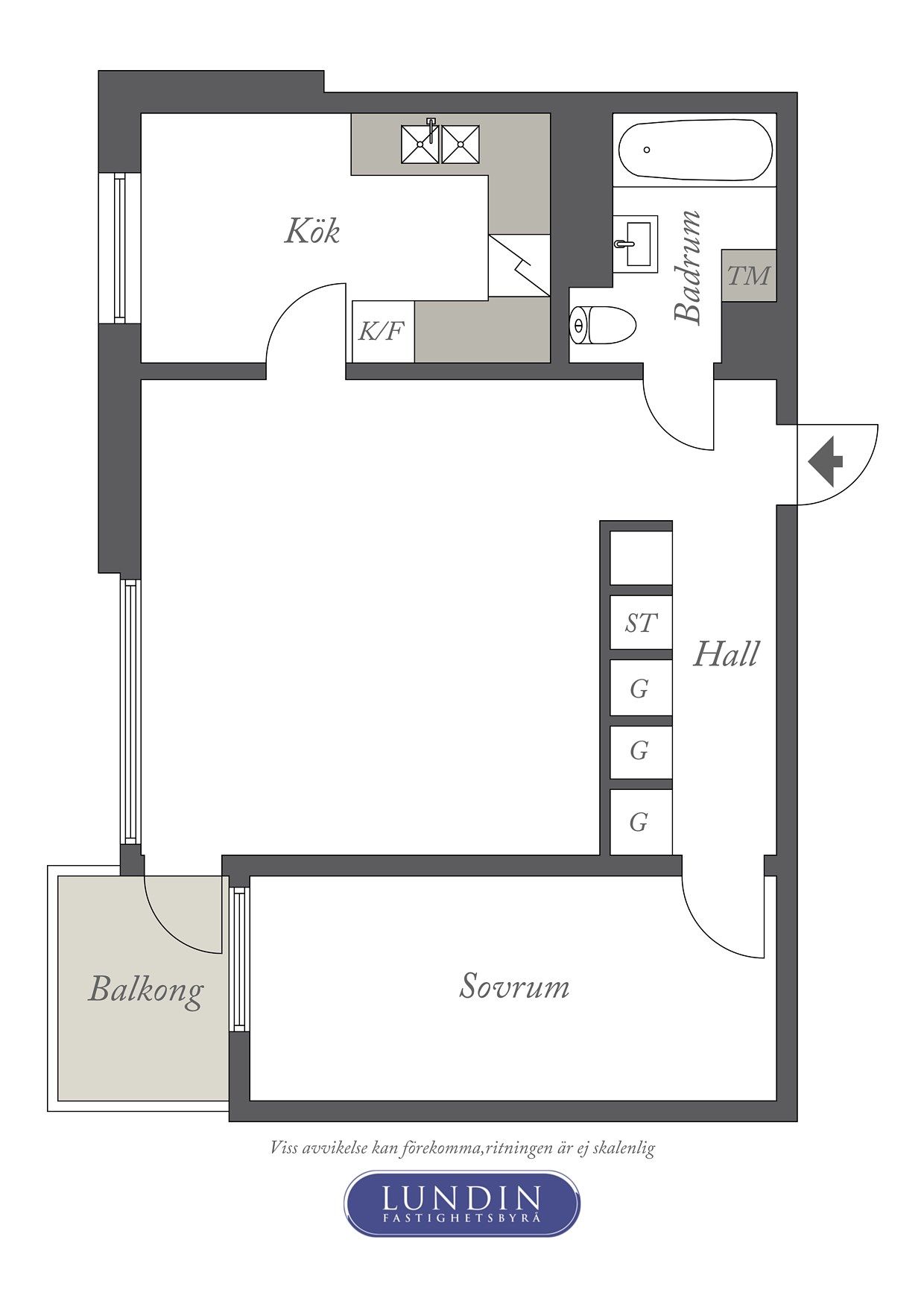 Planritning 1 Fjärde Långgatan 25