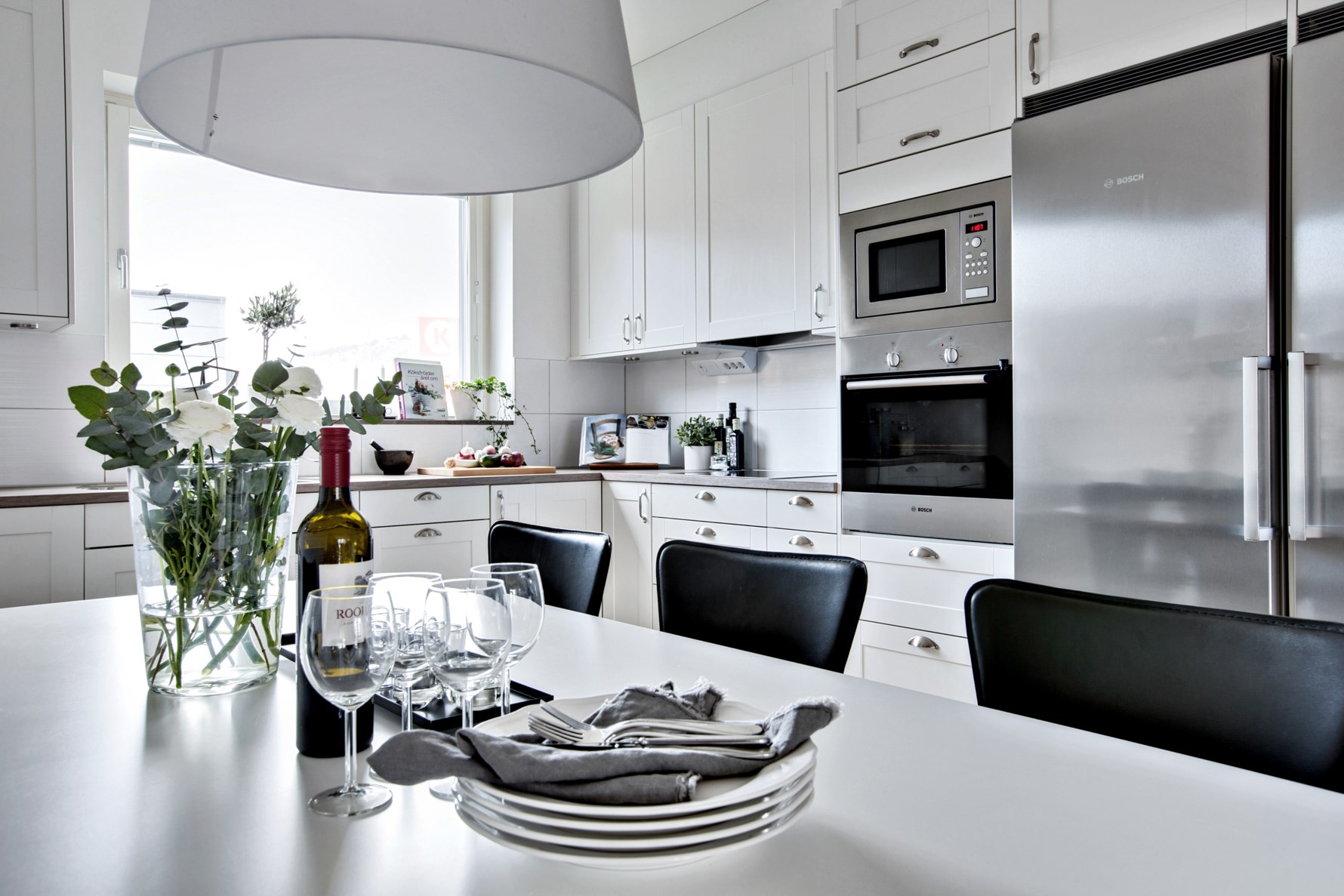 Plats för stort matbord