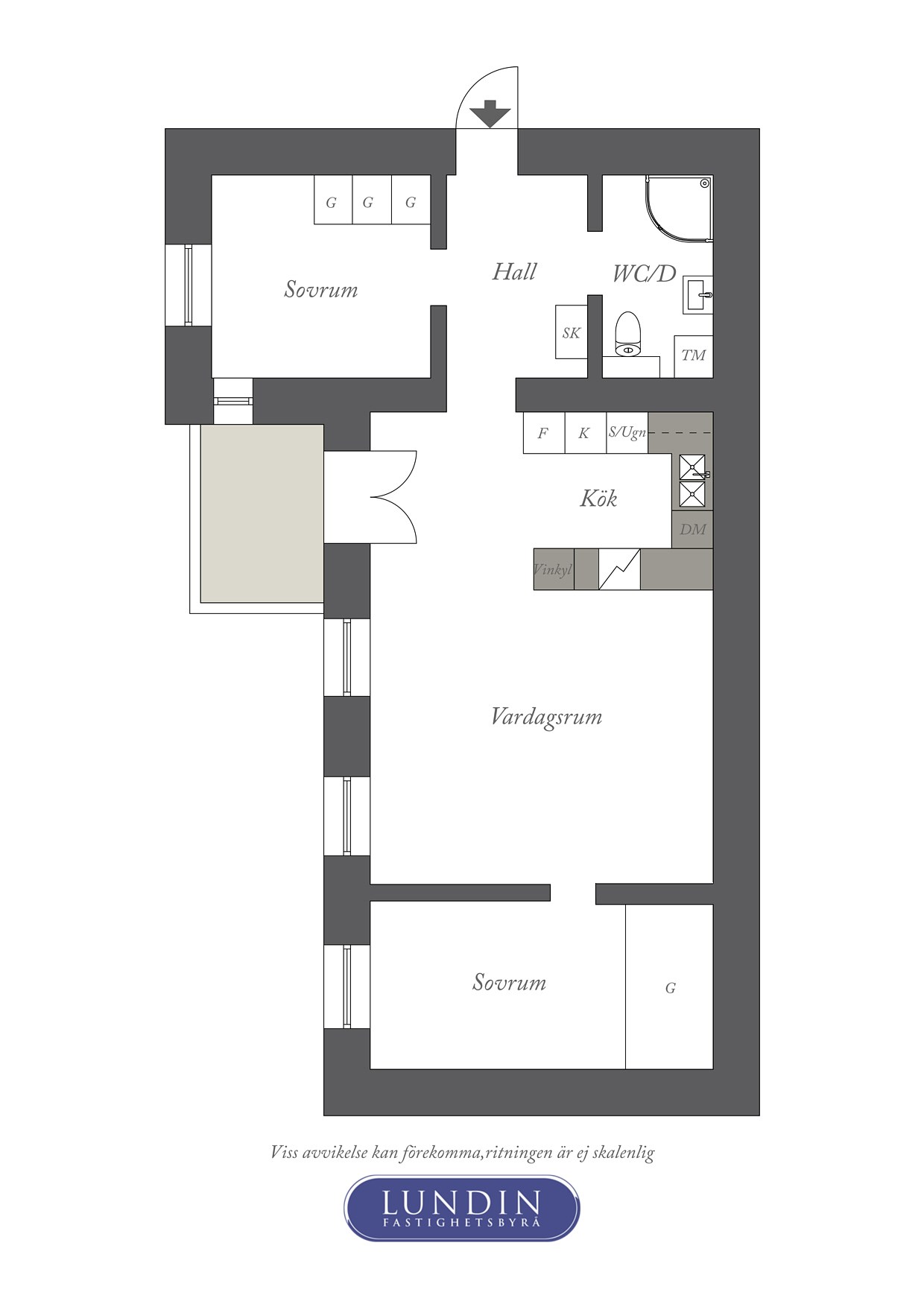 Planritning 1 Karl Gustavsgatan 11