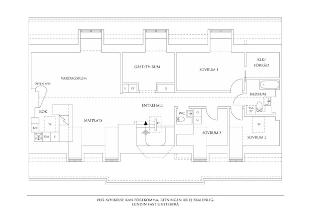 Planritning 1 Älvsborgsgatan 34