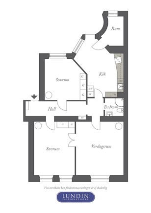 Planritning 1 Linnégatan 37A