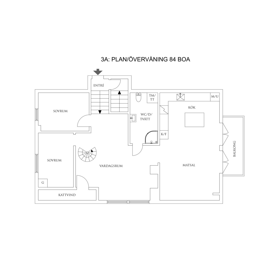 Planritning 1 Annexgatan 3