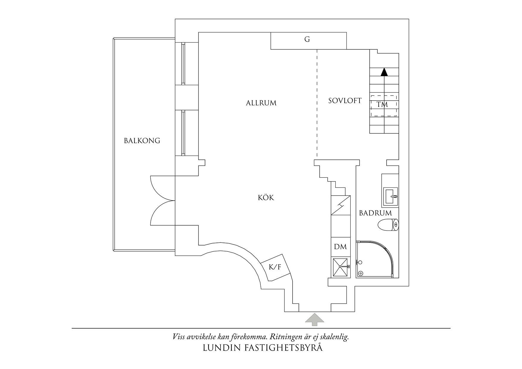 Planritning 1 Berzeliigatan 13B