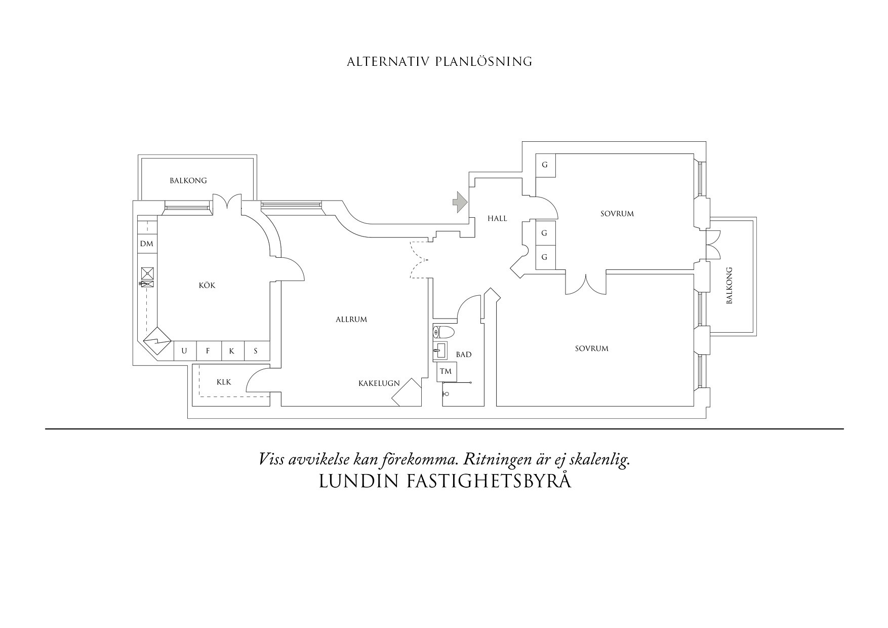 Planritning 2 Chalmersgatan 25 A