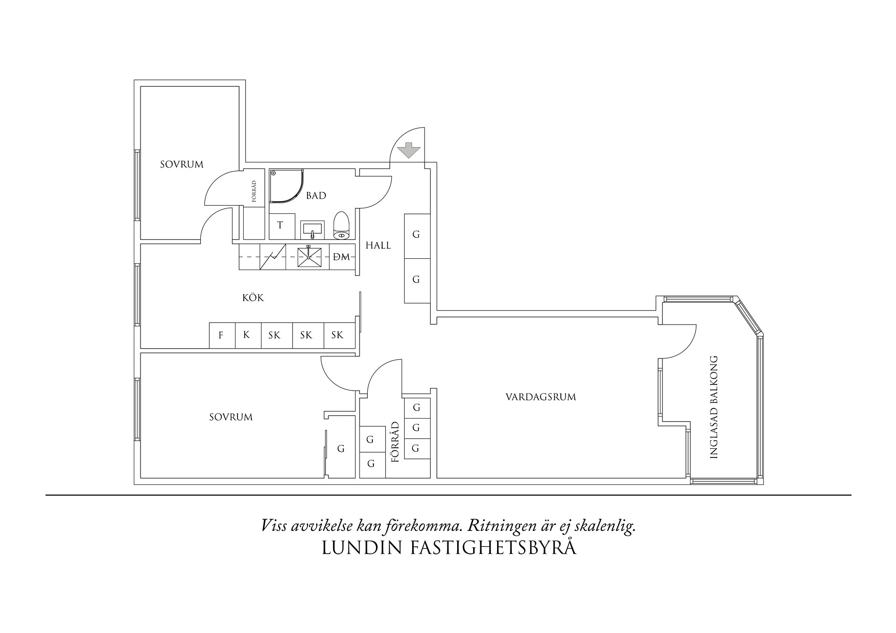 Planritning 1 Badvädersgatan 21