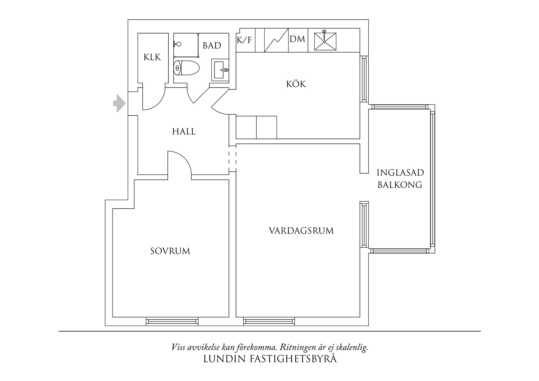 Planritning 1 Toleredsgatan 21