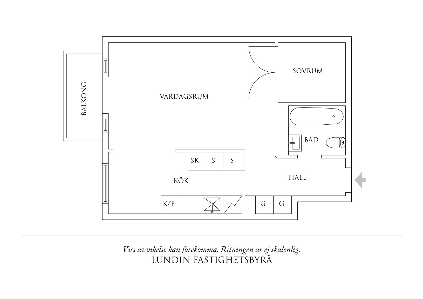 Planritning 1 Arkivgatan 6