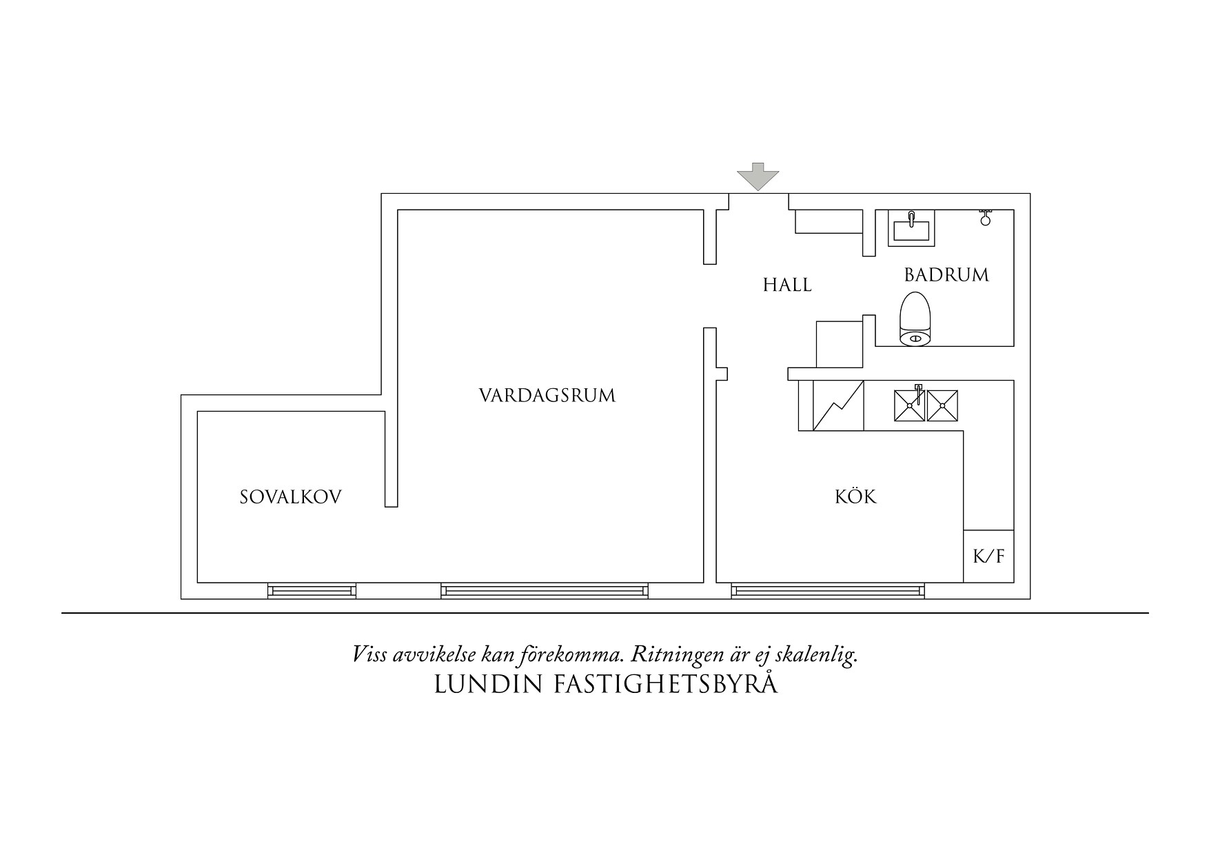 Planritning 1 Övralidsgatan 23