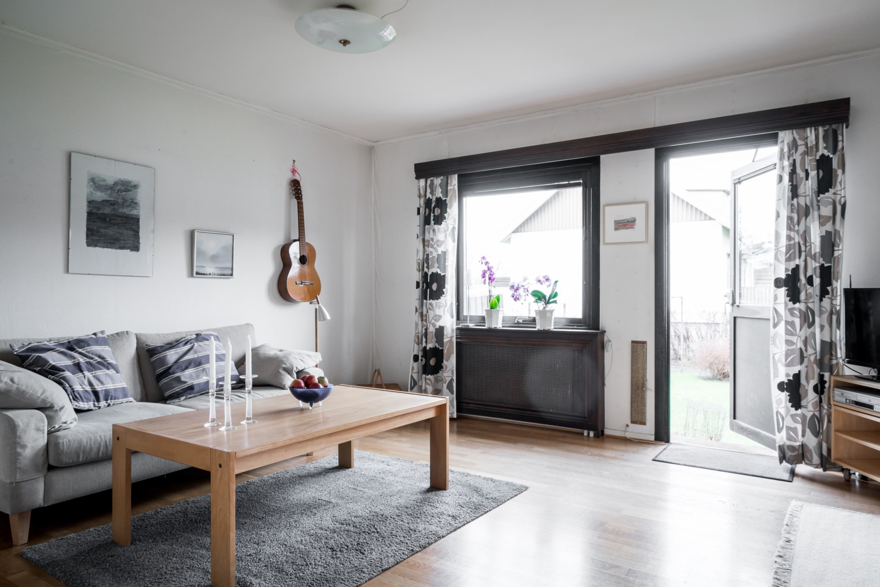 Fönster som vetter mot söder