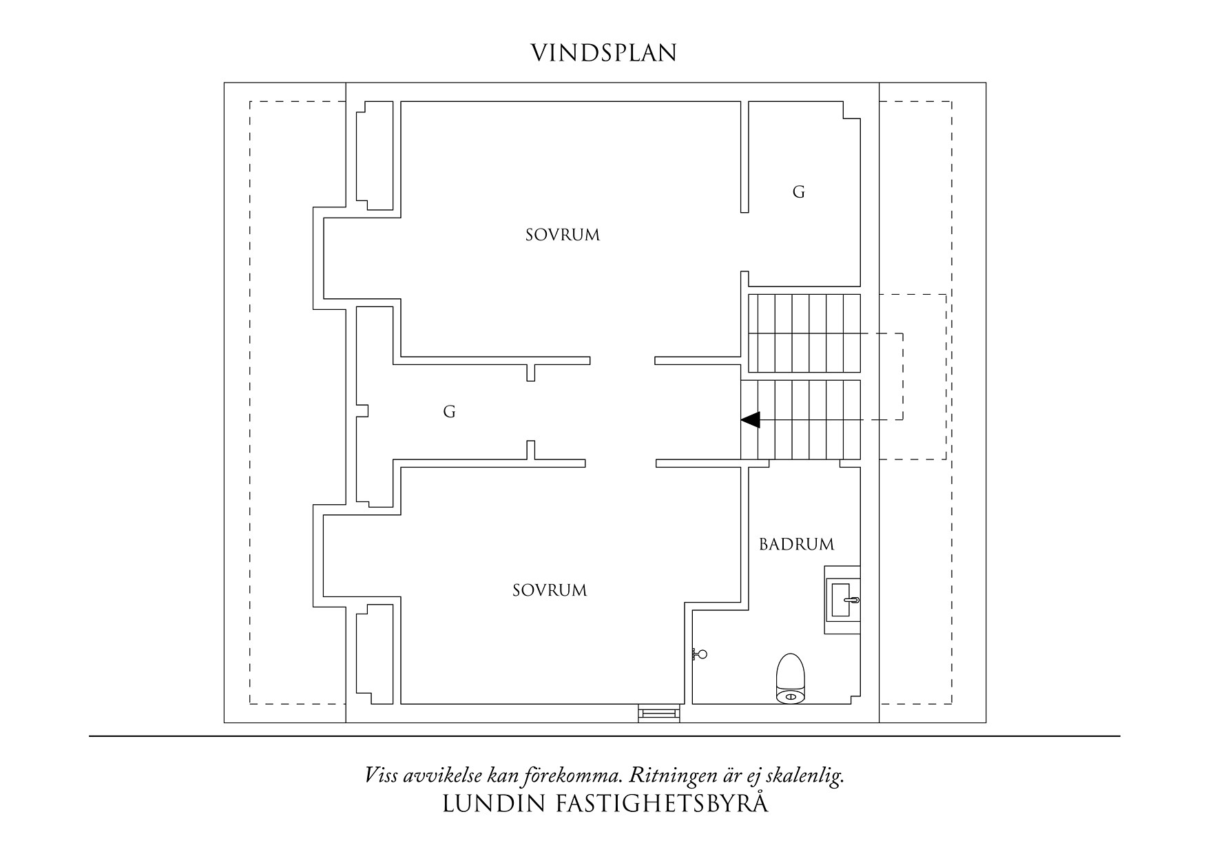 Planritning 3 Korsklevegatan 36
