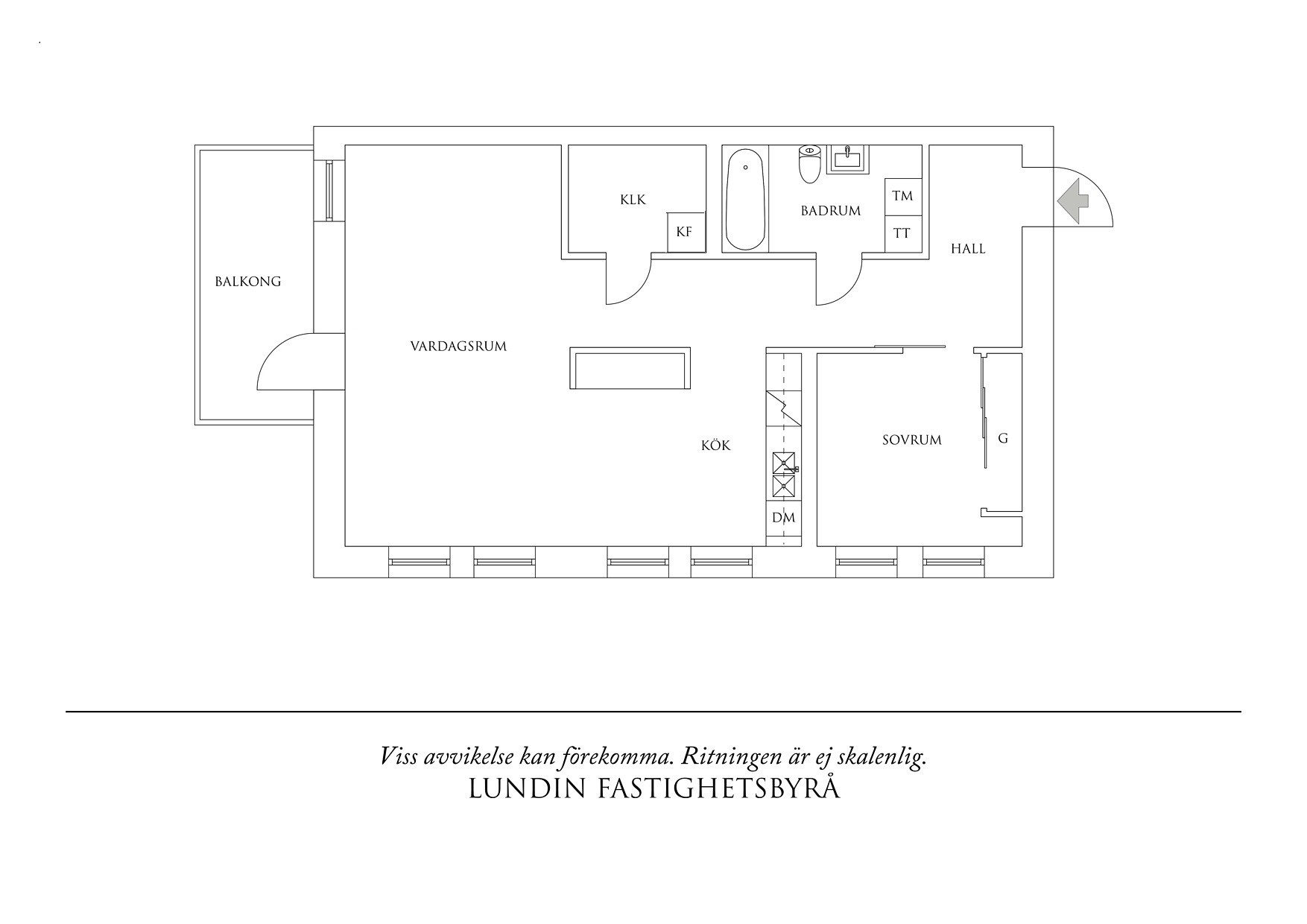 Planritning 1 Bratteråsgatan 72