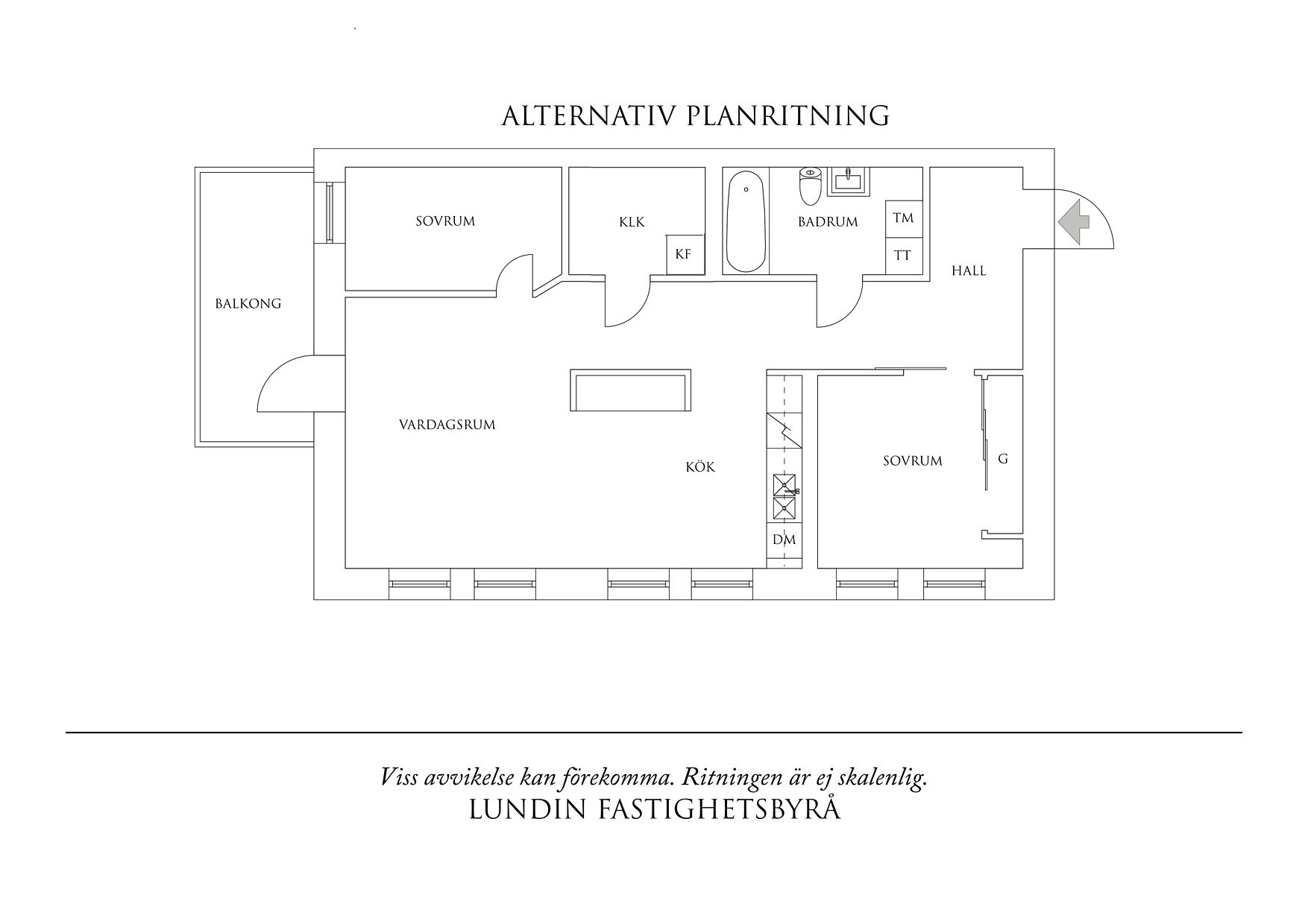 Planritning 2 Bratteråsgatan 72