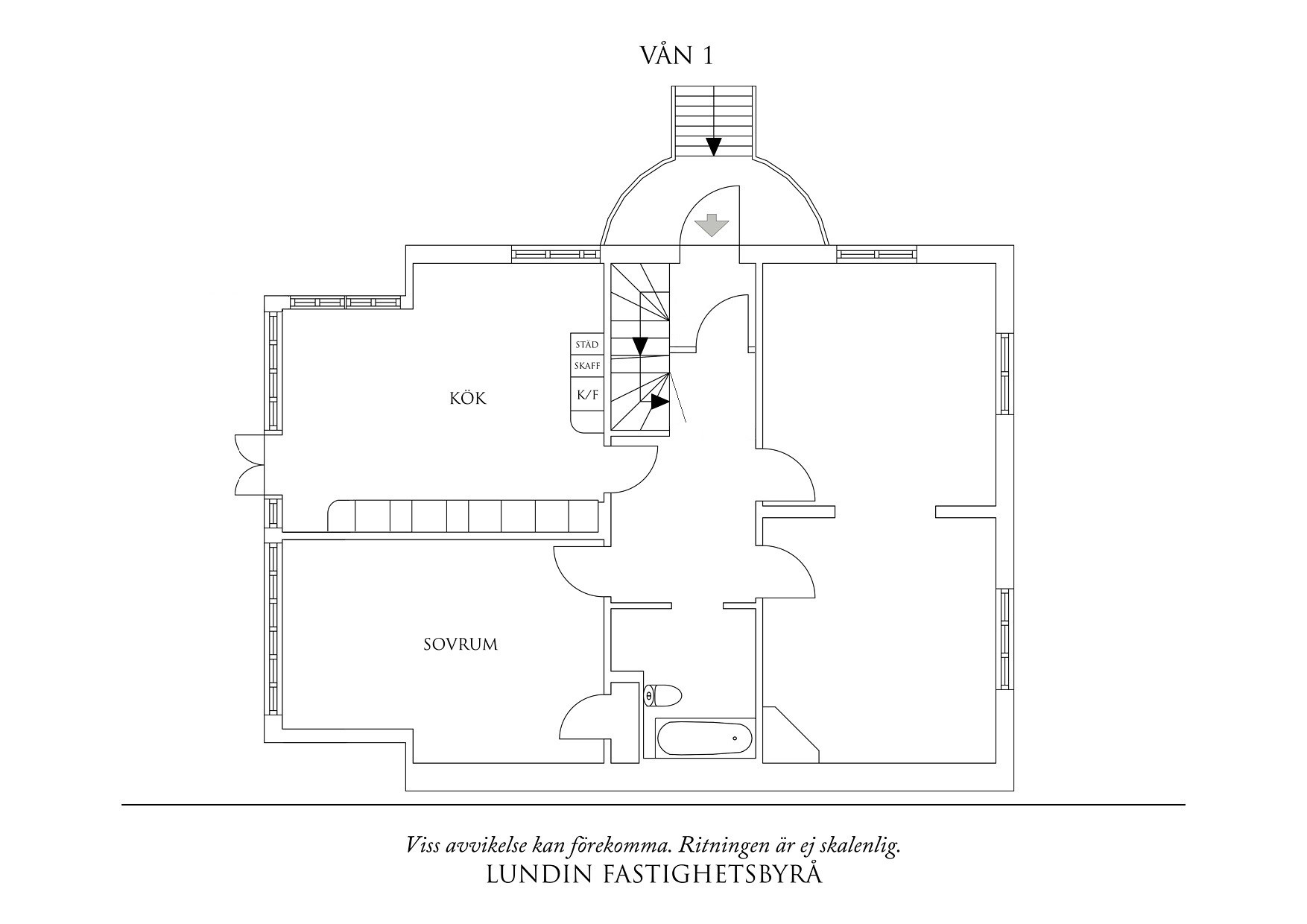 Planritning 1 Trumpetaregränd 5
