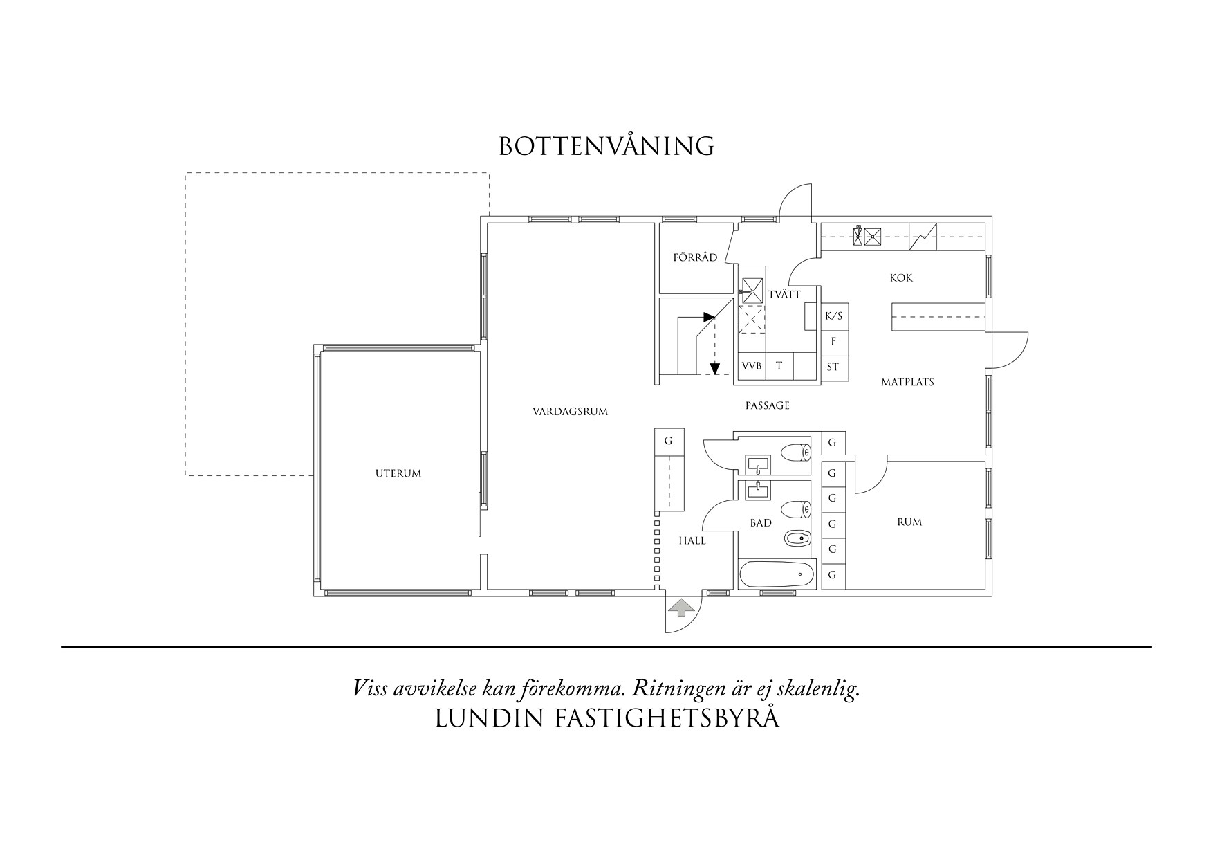 Planritning 1 Hagenvägen 10
