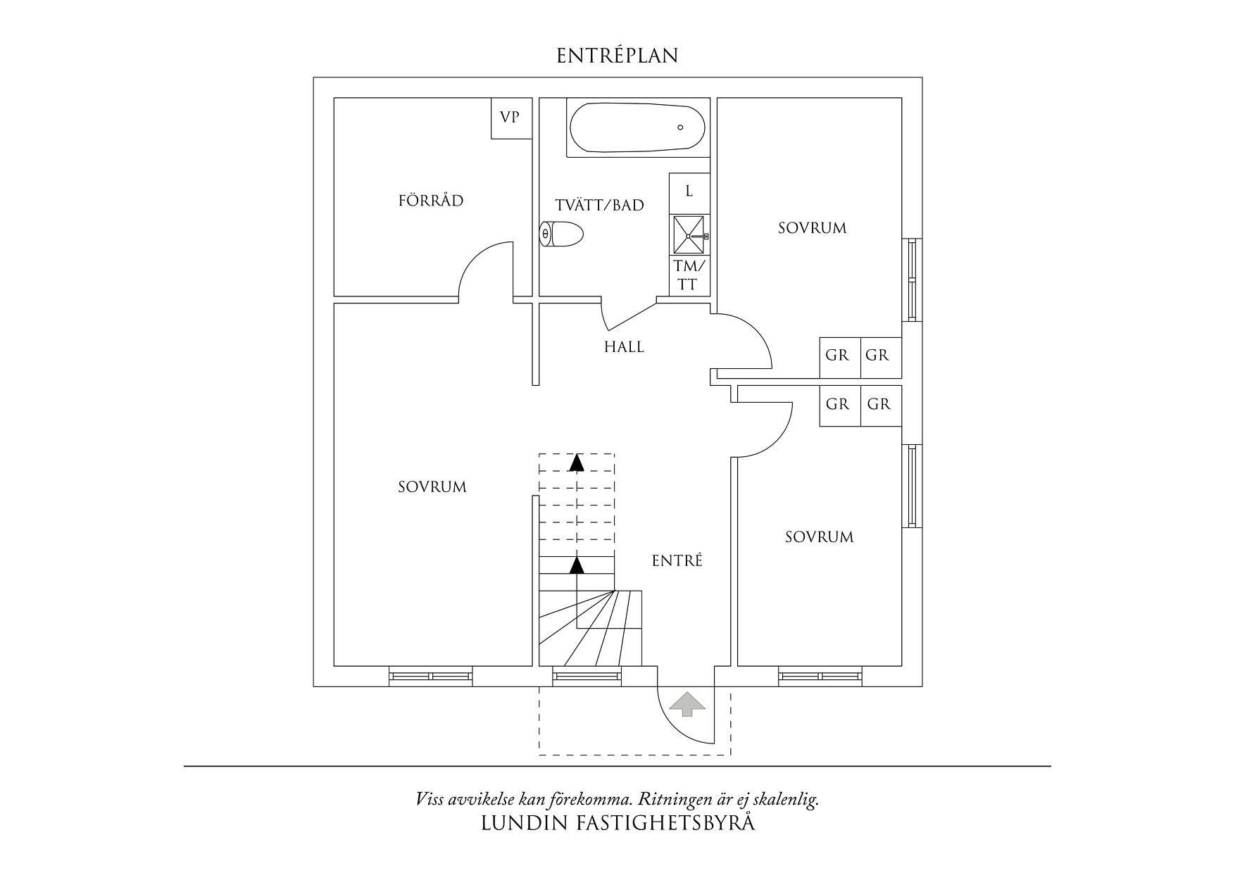 Planritning 1 Jans Väg 16