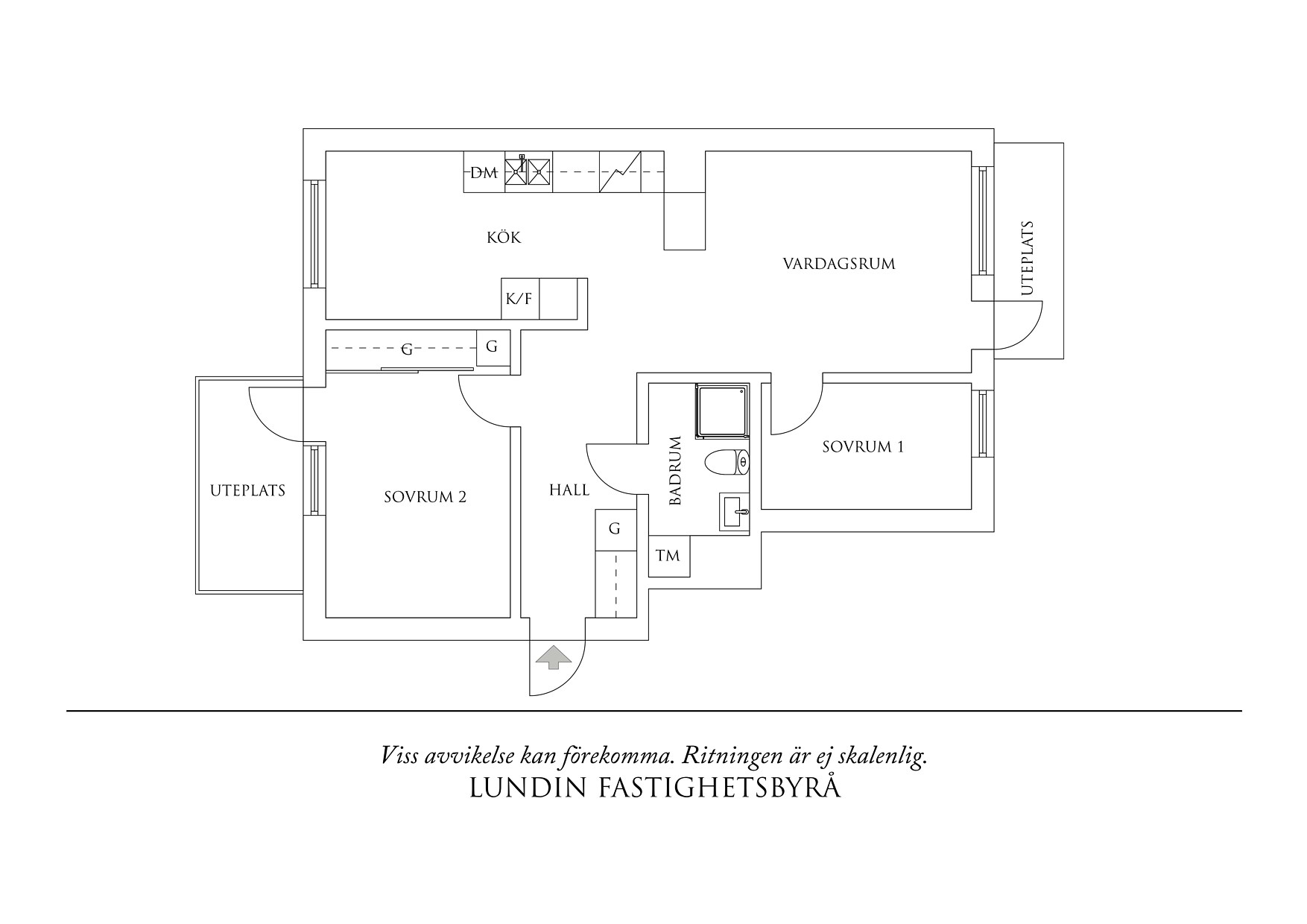 Planritning 1 Astris Gata 58