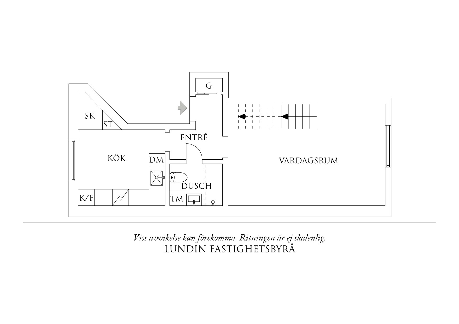 Planritning 1 Erik Dahlbergsgatan 31b