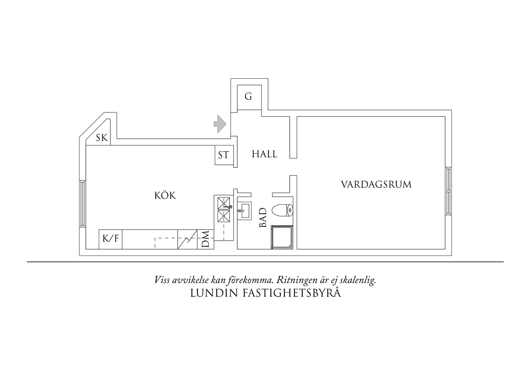 Planritning 1 Älvsborgsplan 5 M