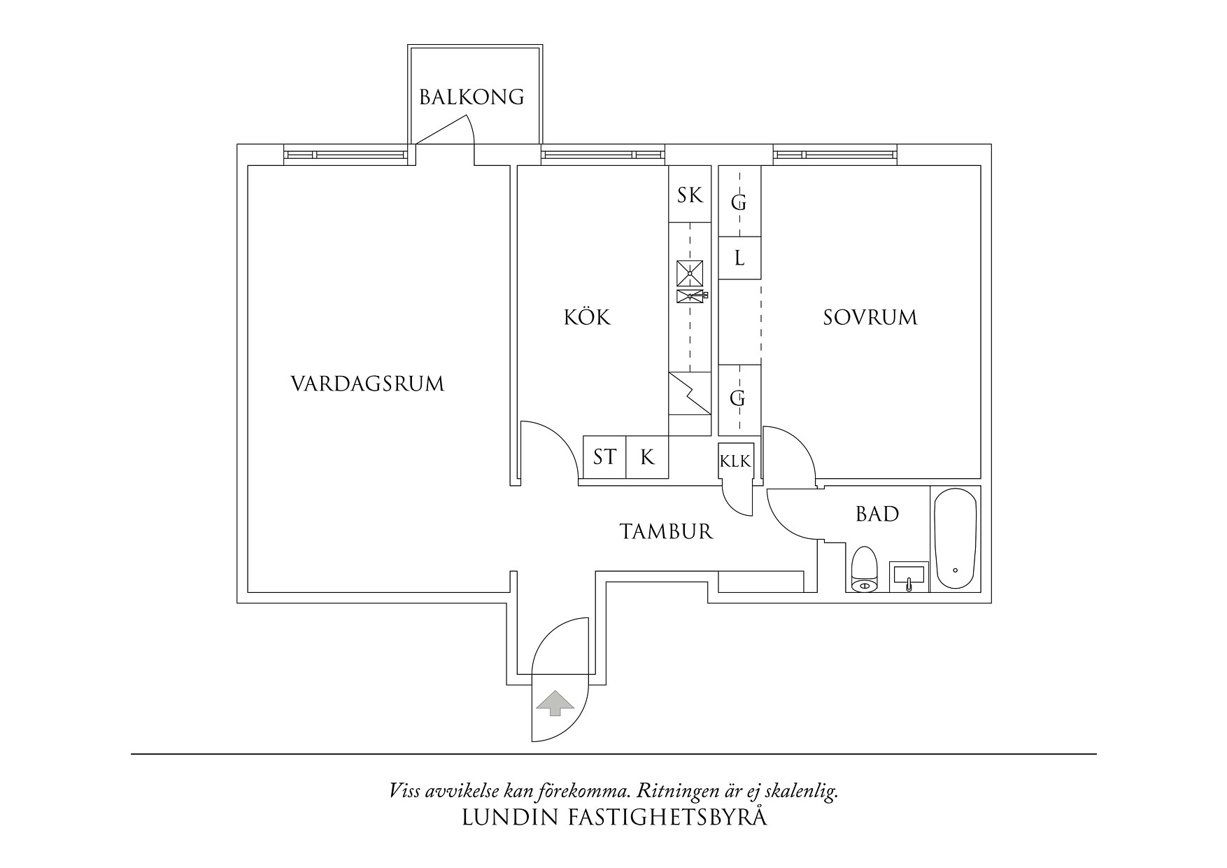 Planritning 1 Vintervädersgatan 5