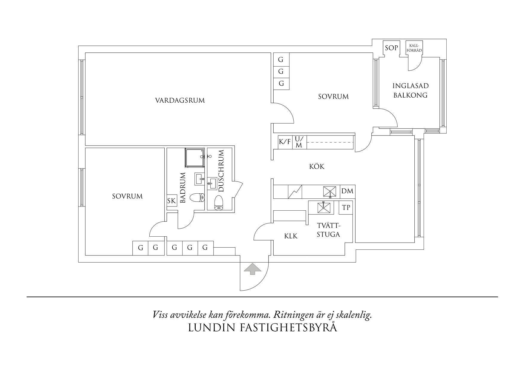 Planritning 1 Skepparegången 12