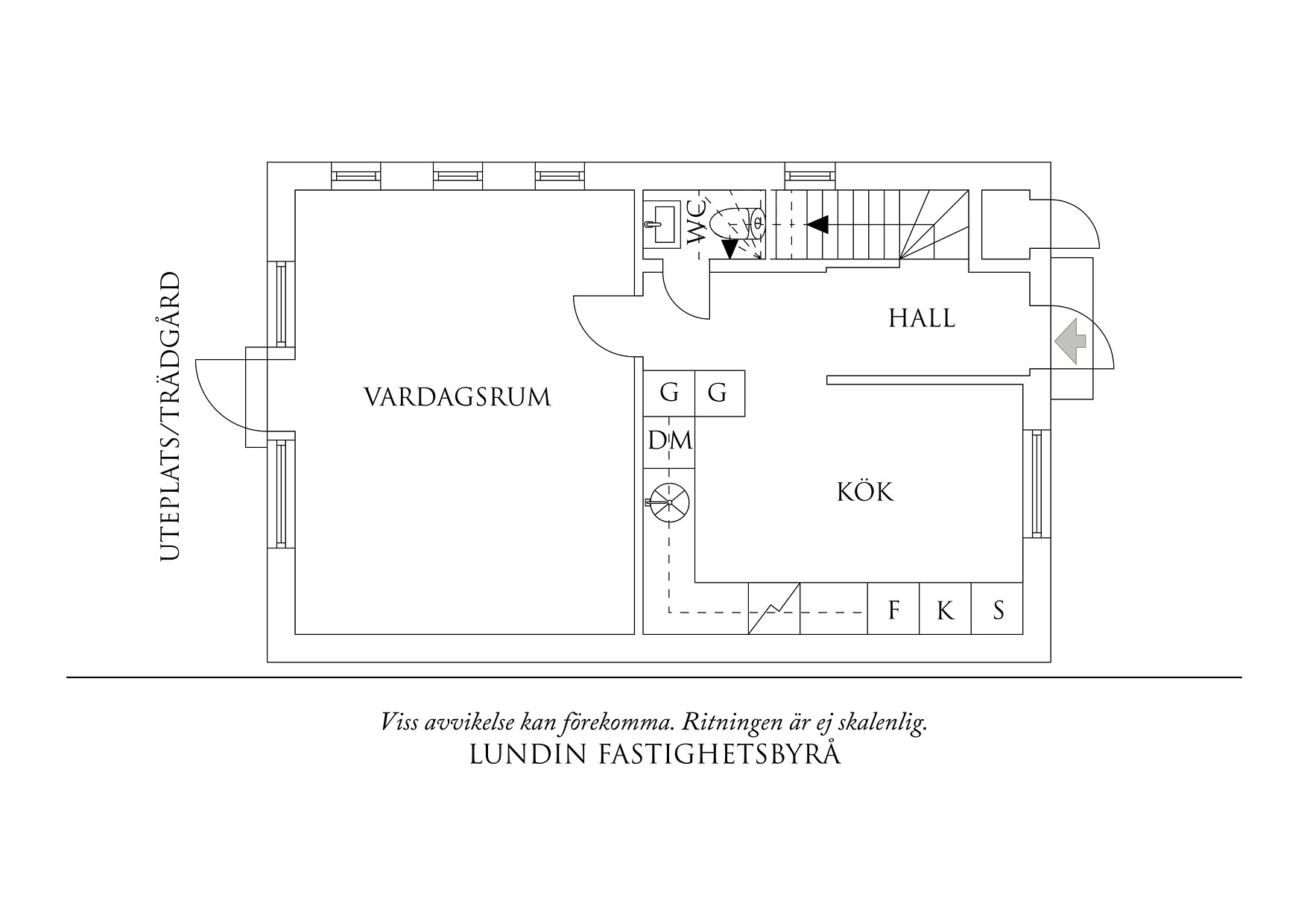 Planritning 1 Glöstorpsvägen 16J