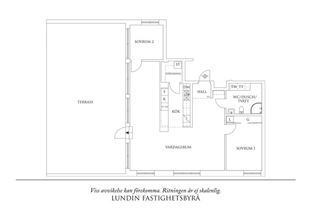 Planritning 1 Lilla Marconigatan 13