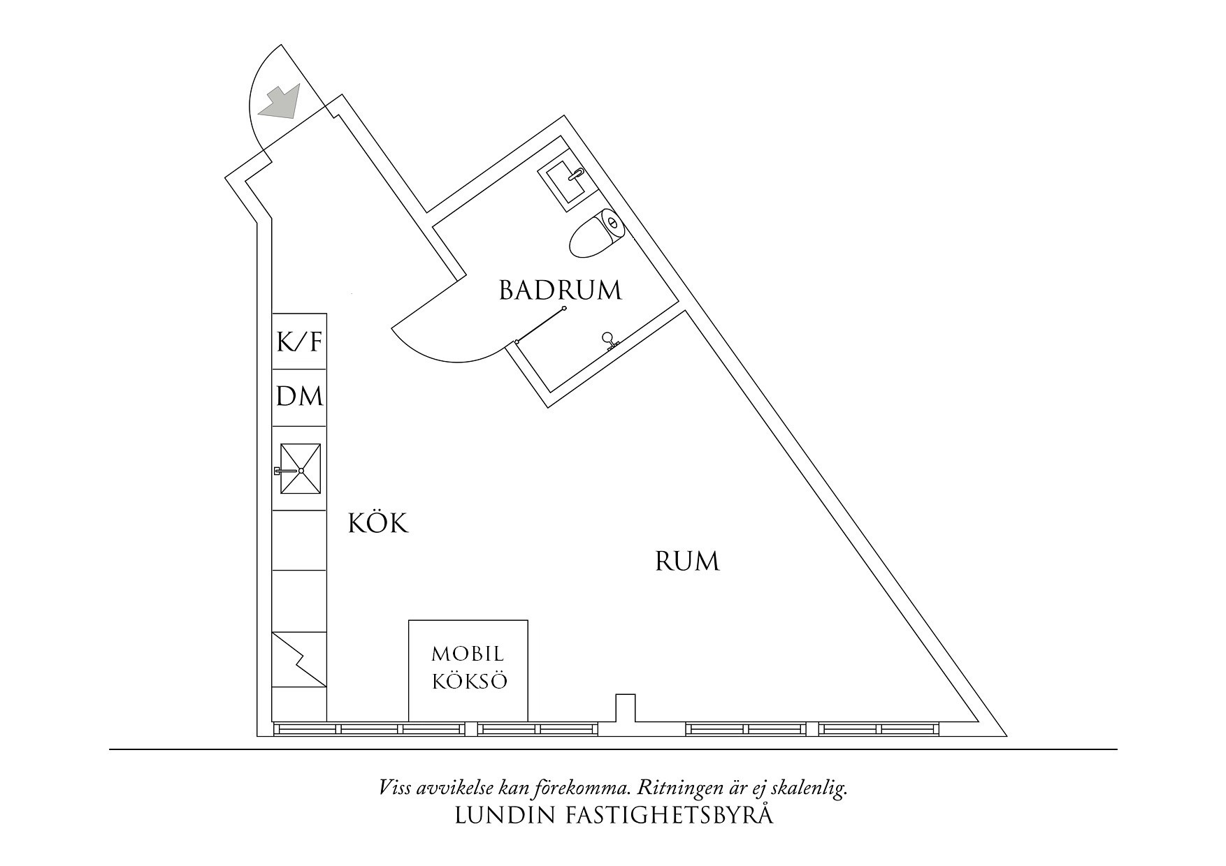Planritning 1 Mattssonsliden 4